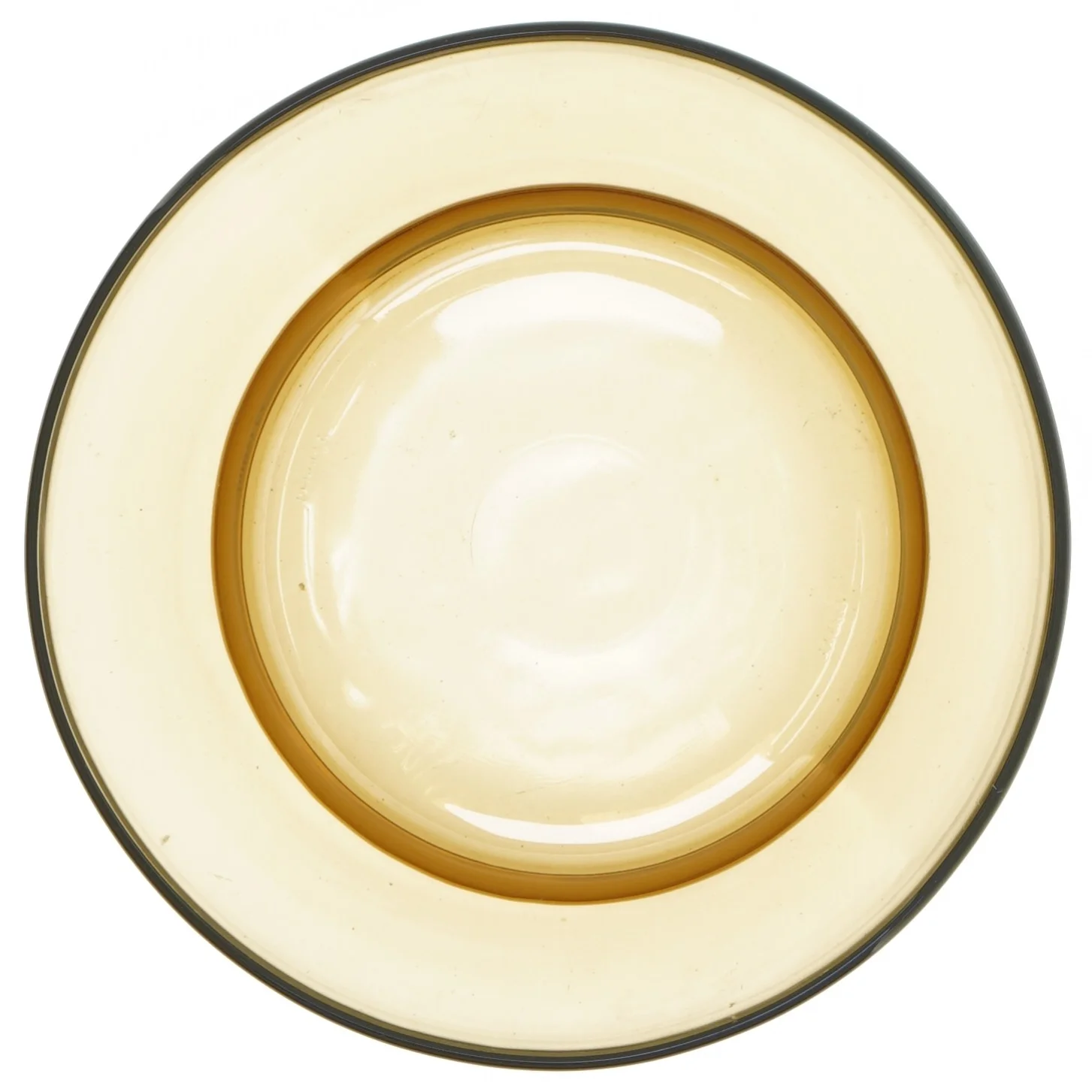 Røgfarvet Vintage Glas skål fra franske Duralex (str. Ø 19 cm)