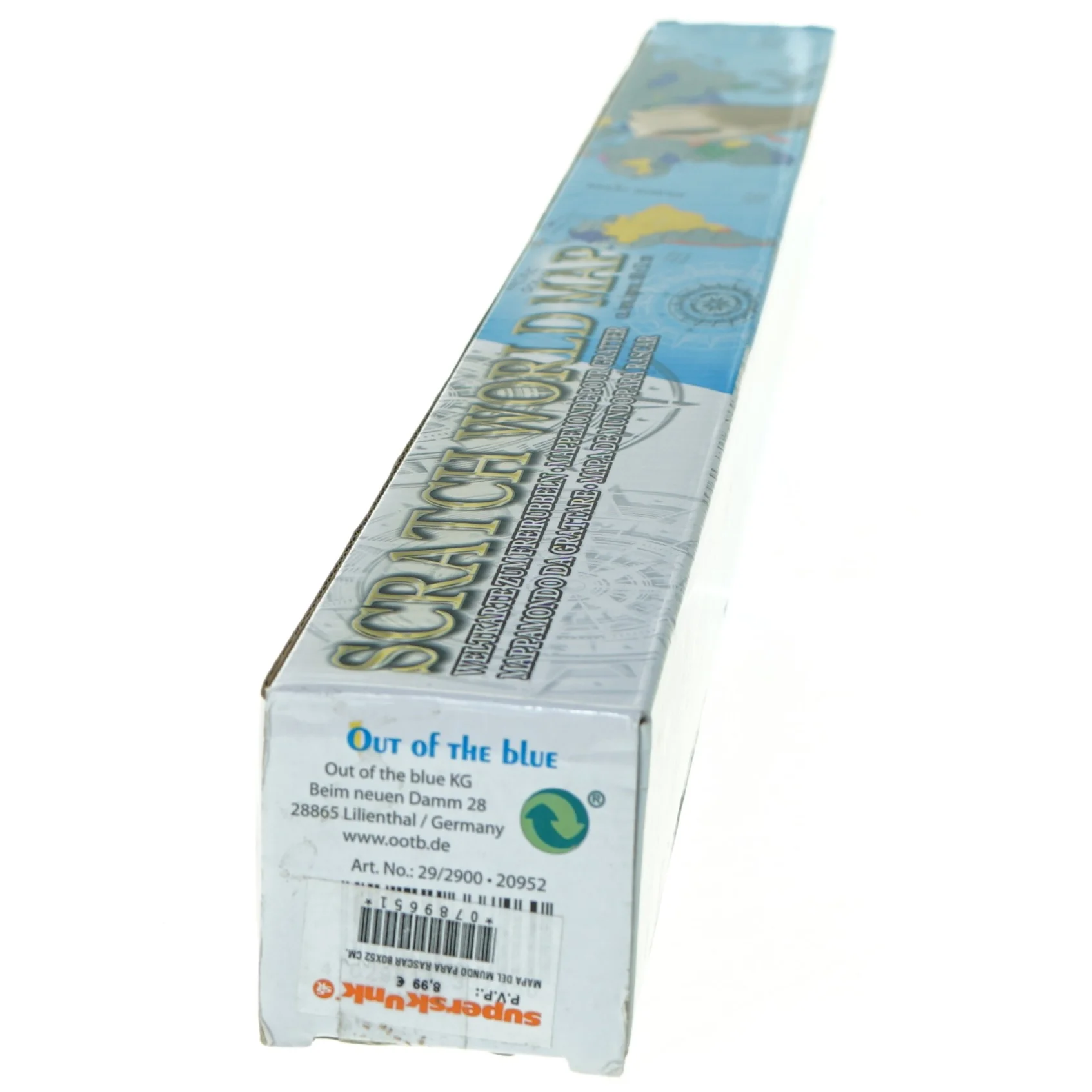 Scratch world map -SKRAB DE STEDER, DU HAR VÆRET! (str. 88 x 52 cm)