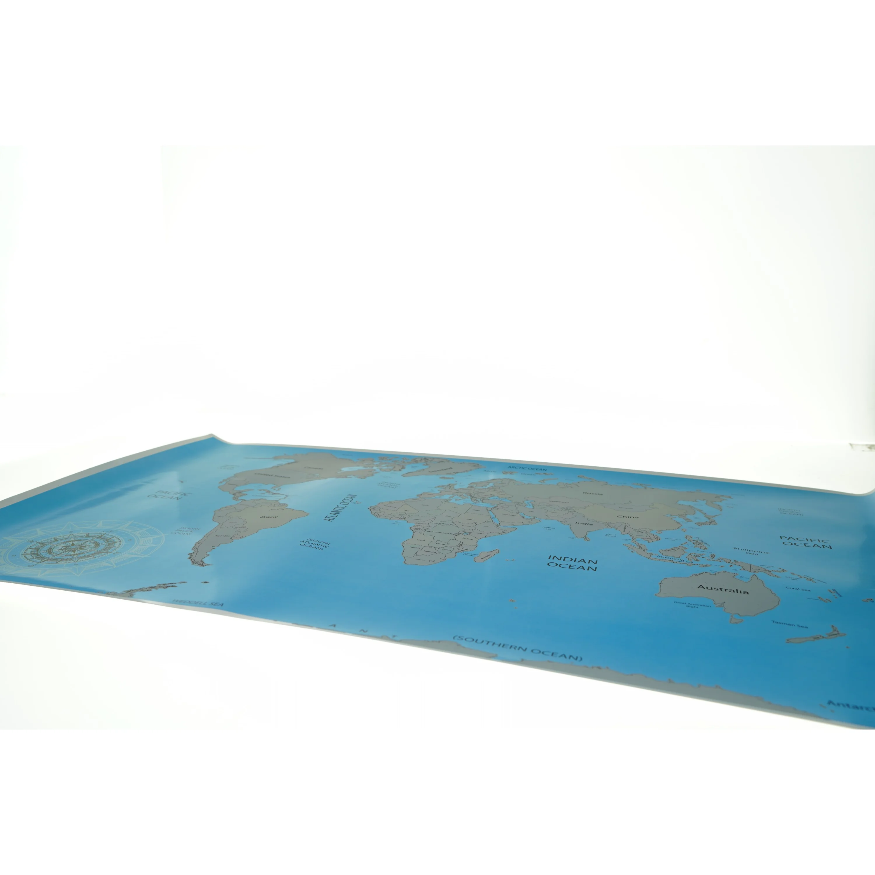 Scratch world map -SKRAB DE STEDER, DU HAR VÆRET! (str. 88 x 52 cm)