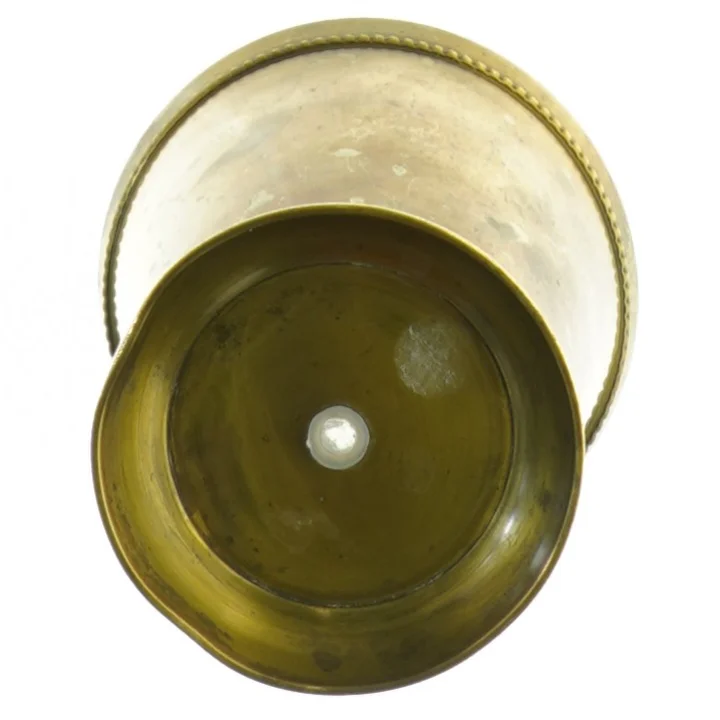 Messing vase urne (str. 11 x 9 cm)