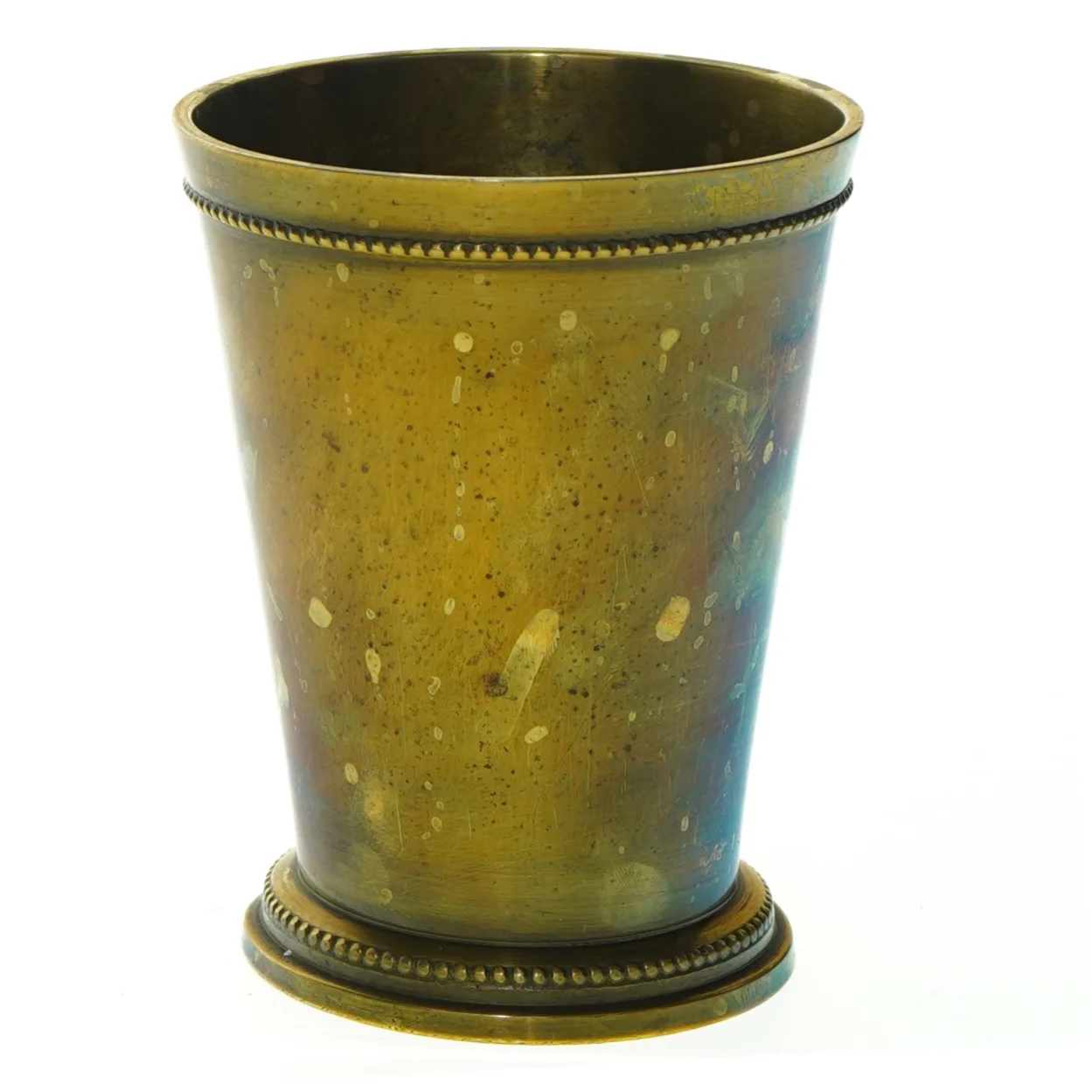 Messing vase urne (str. 11 x 9 cm)