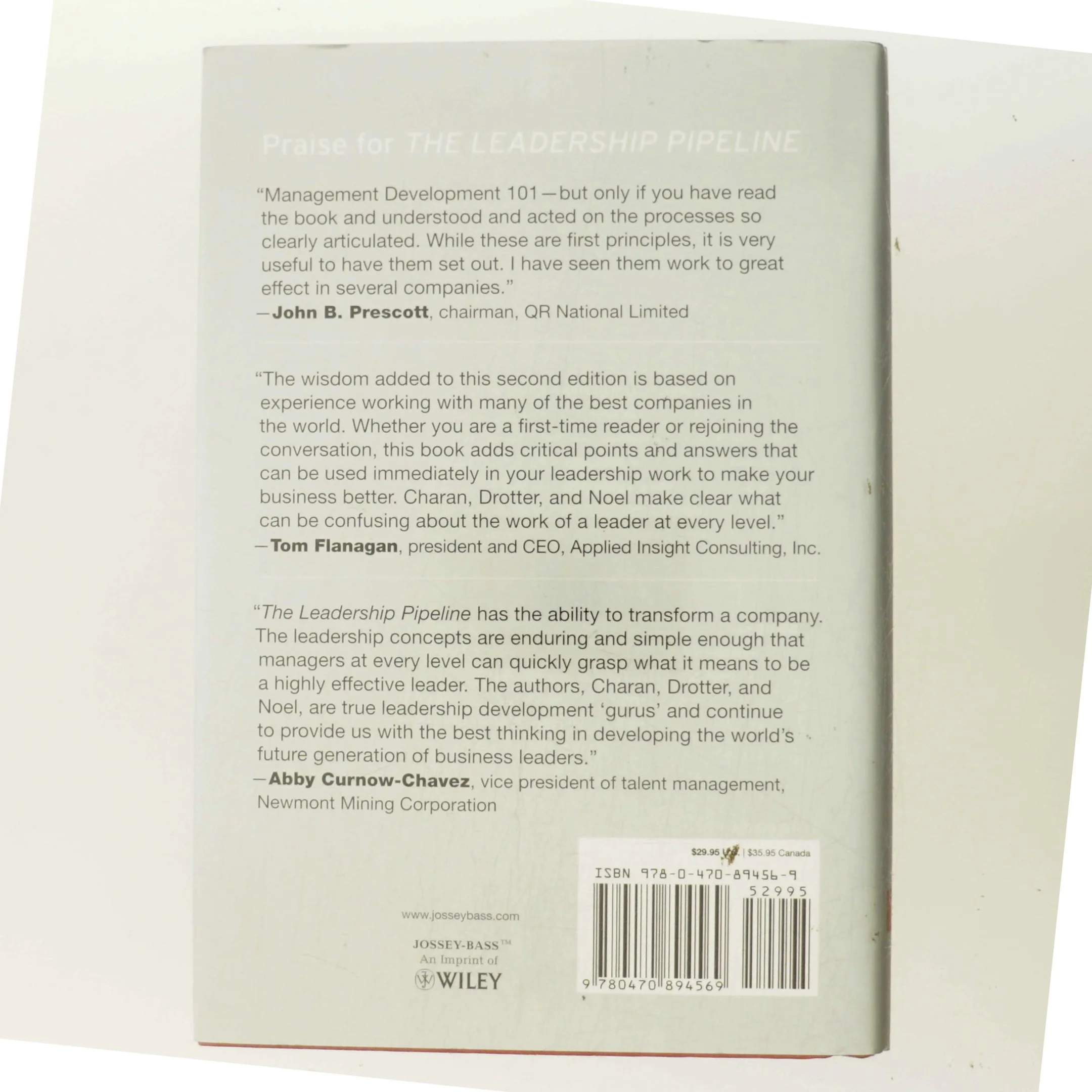 The leadership pipeline : how to build the leadership powered company (Bog)