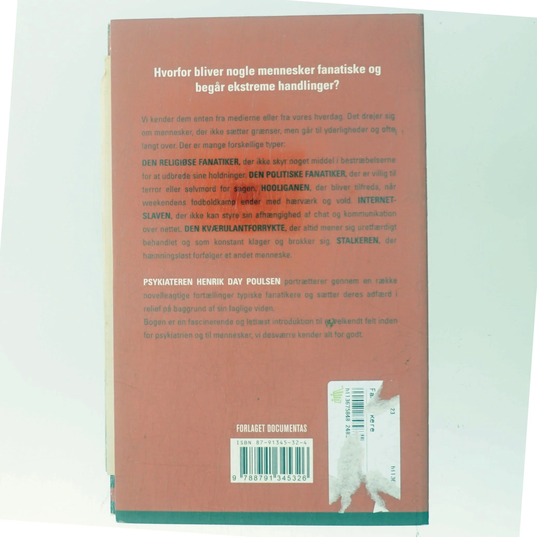 Fanatikere : når mennesker bliver ekstreme af Henrik Day Poulsen (Bog)