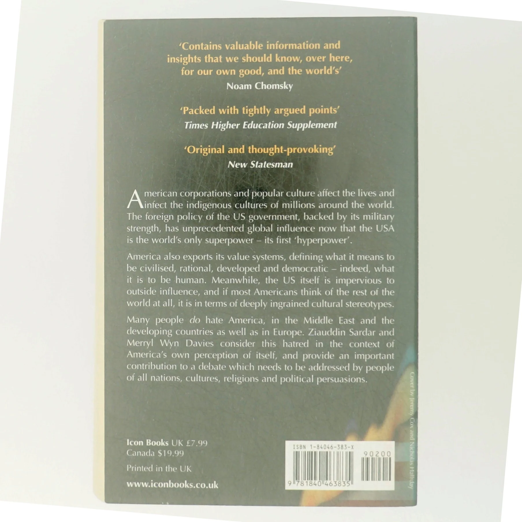 'Why do people hate America?' By Ziauddin Sardar and Merryl Wyn Davies (bog)