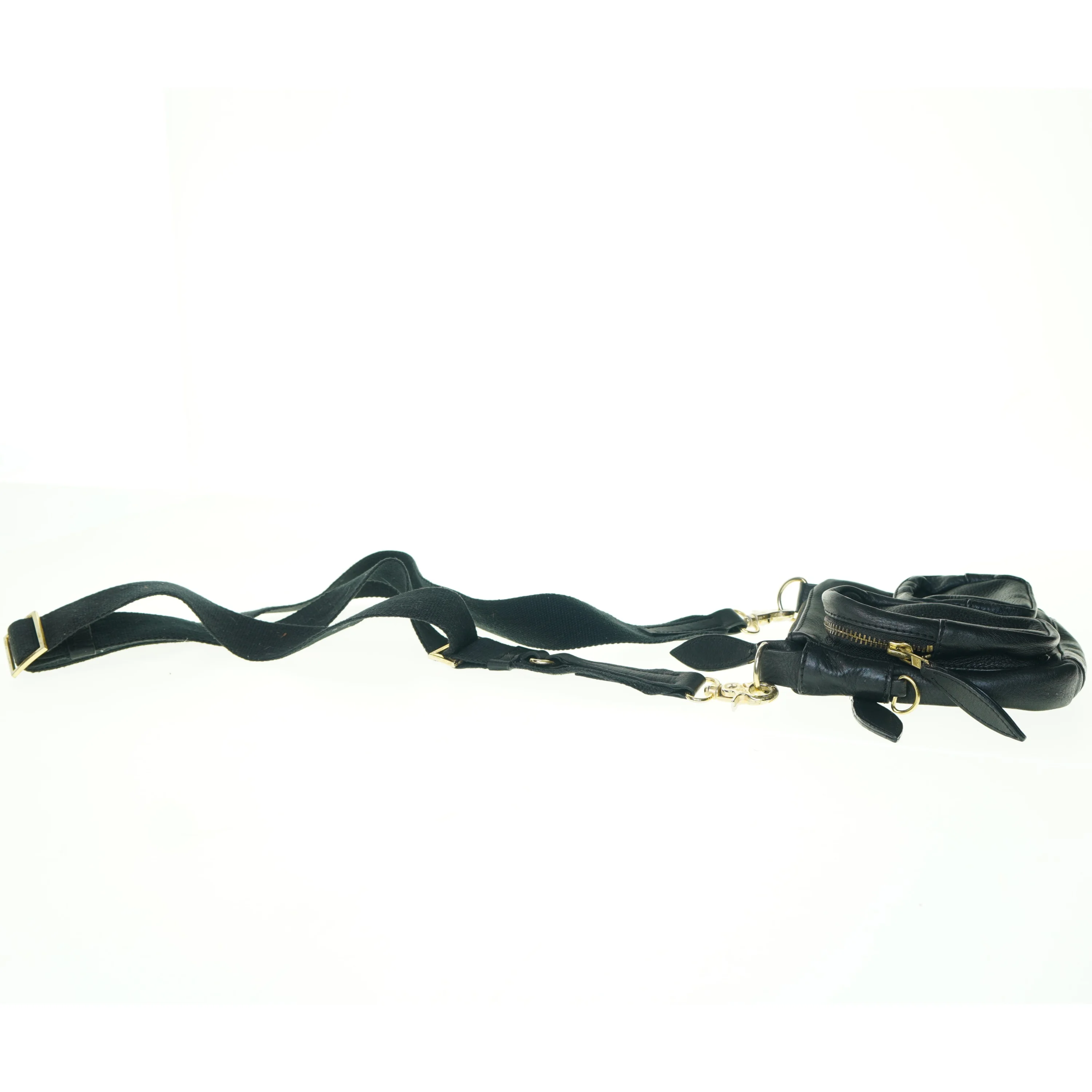 Læder Crossbody Taske fra Ykk (str. 17 x 18 cm)