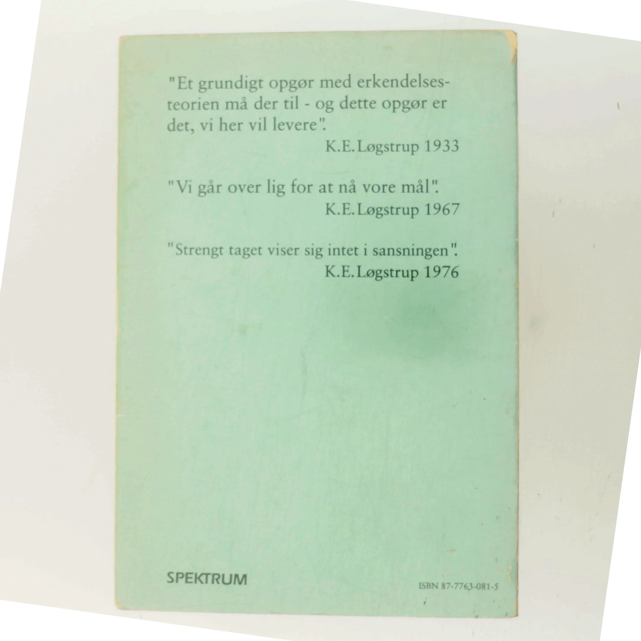 K.E. Løgstrup - En moderne profet af Hans Hauge (Bog)