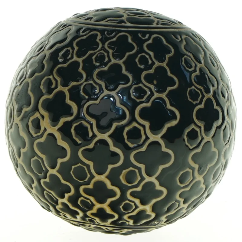 Dekorativ keramikkugle (str. 11 x 11 cm)