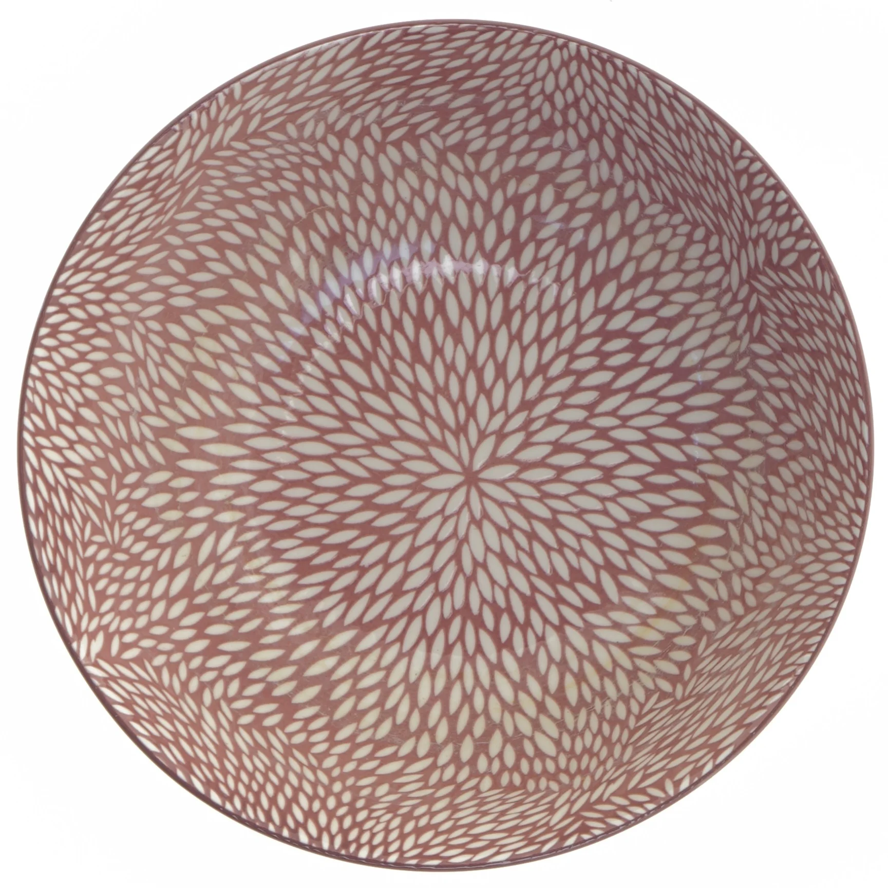 Mønstret skål (str. 23 x 8 cm)