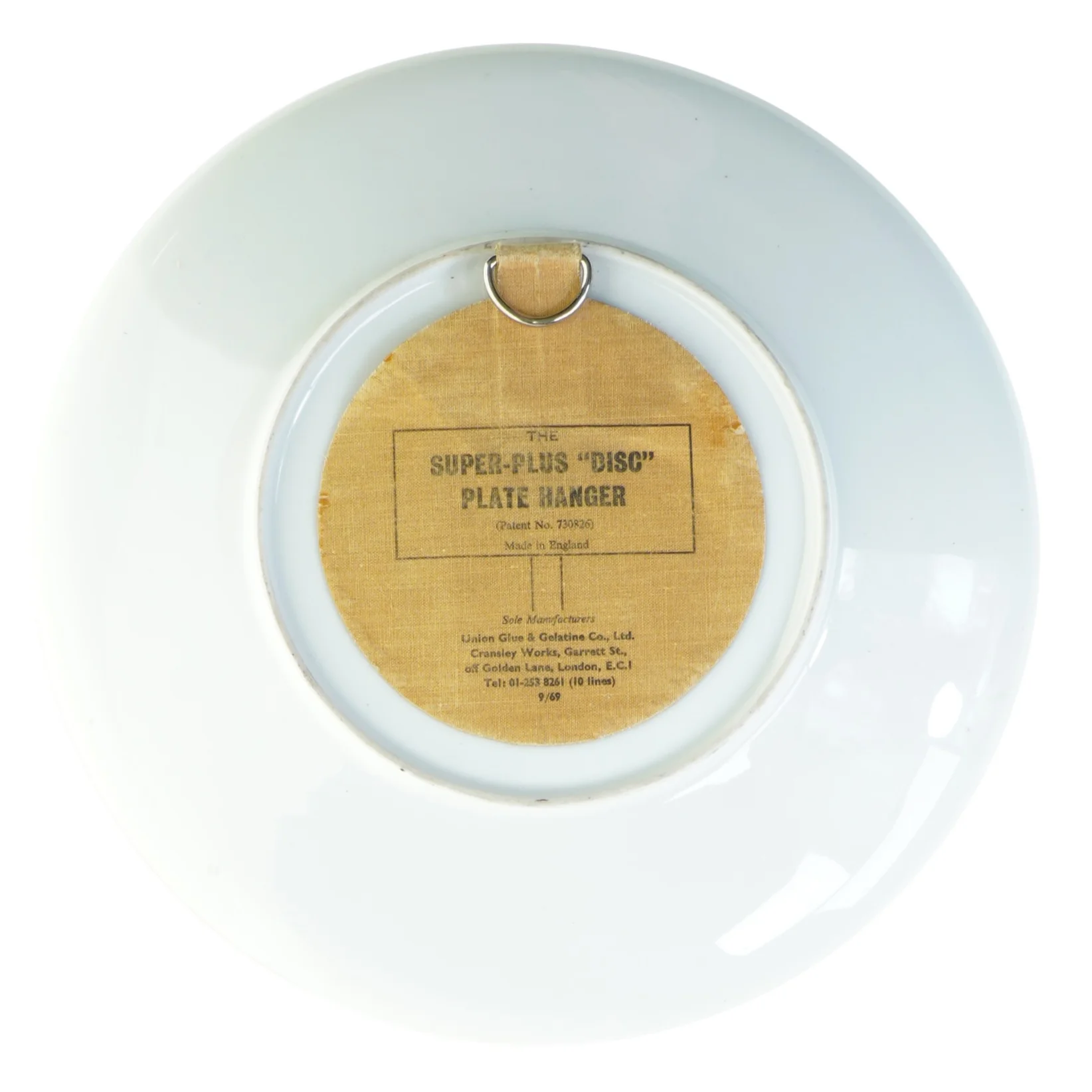 Håndmalet Håndmalet Vægplatte Fiskemotiv fra Union Gile (str. 32 cm)