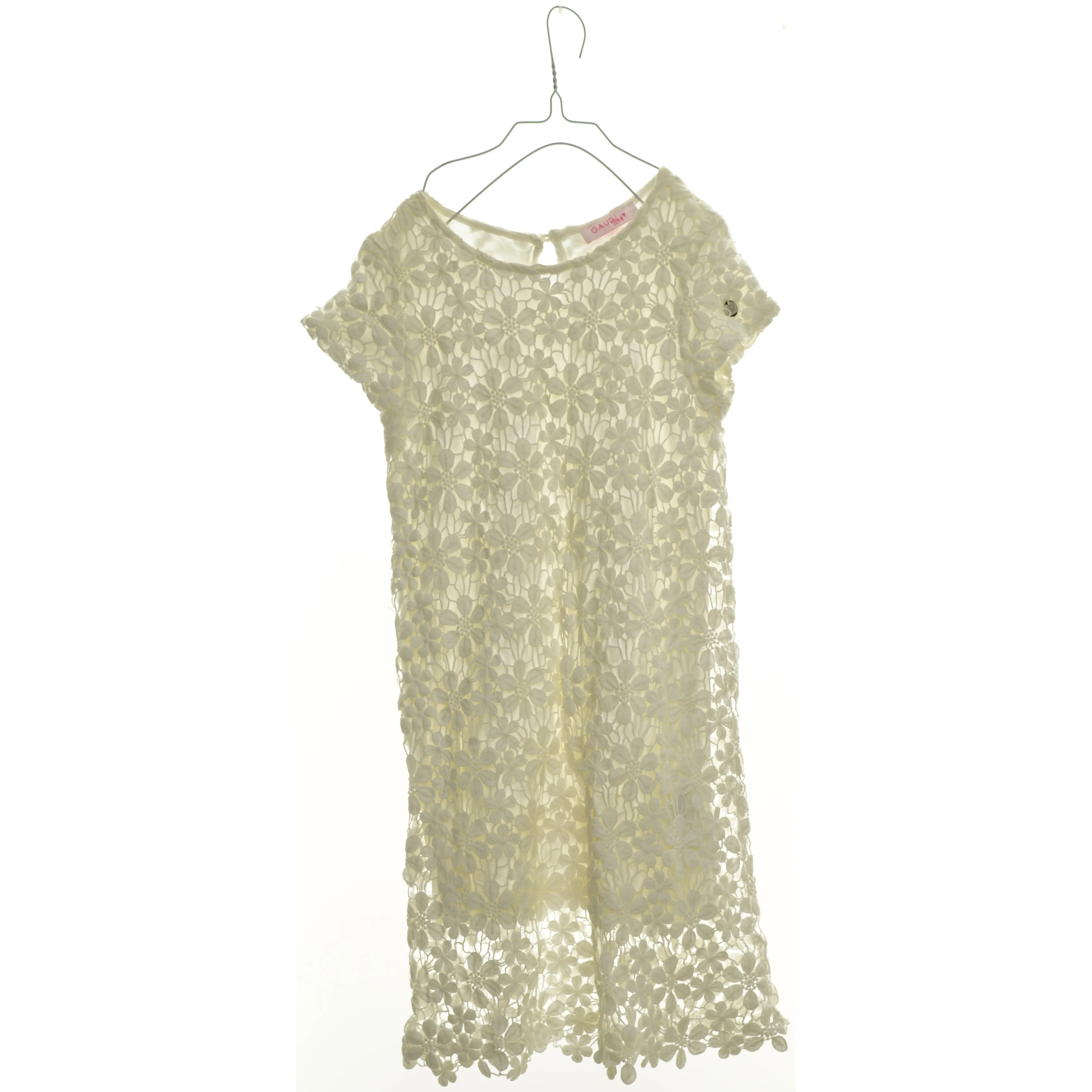 Blomster blonde Kjole fra Gaudi teen (str. 128 cm)
