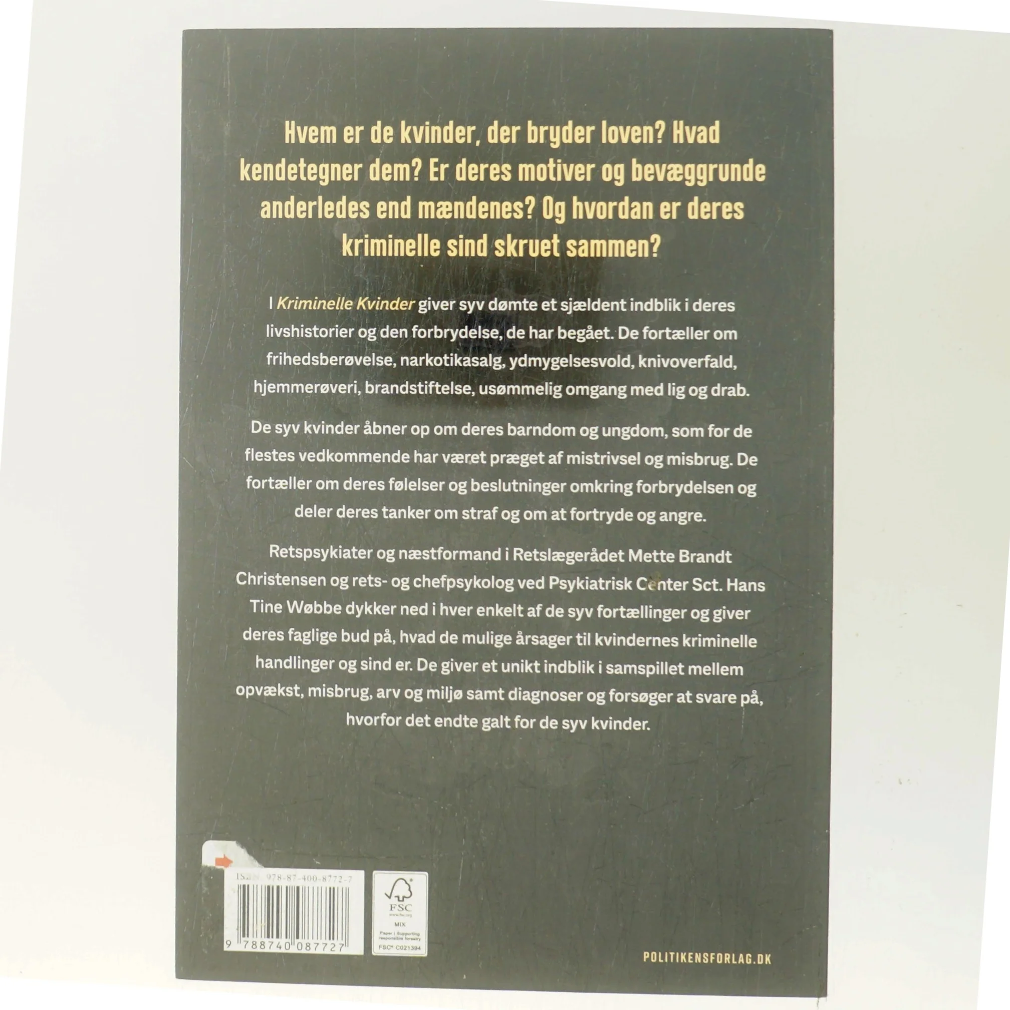 Kriminelle kvinder : personlige fortællinger om skyld, straf og svigt af Kristina Antivakis (f. 1974) (Bog)