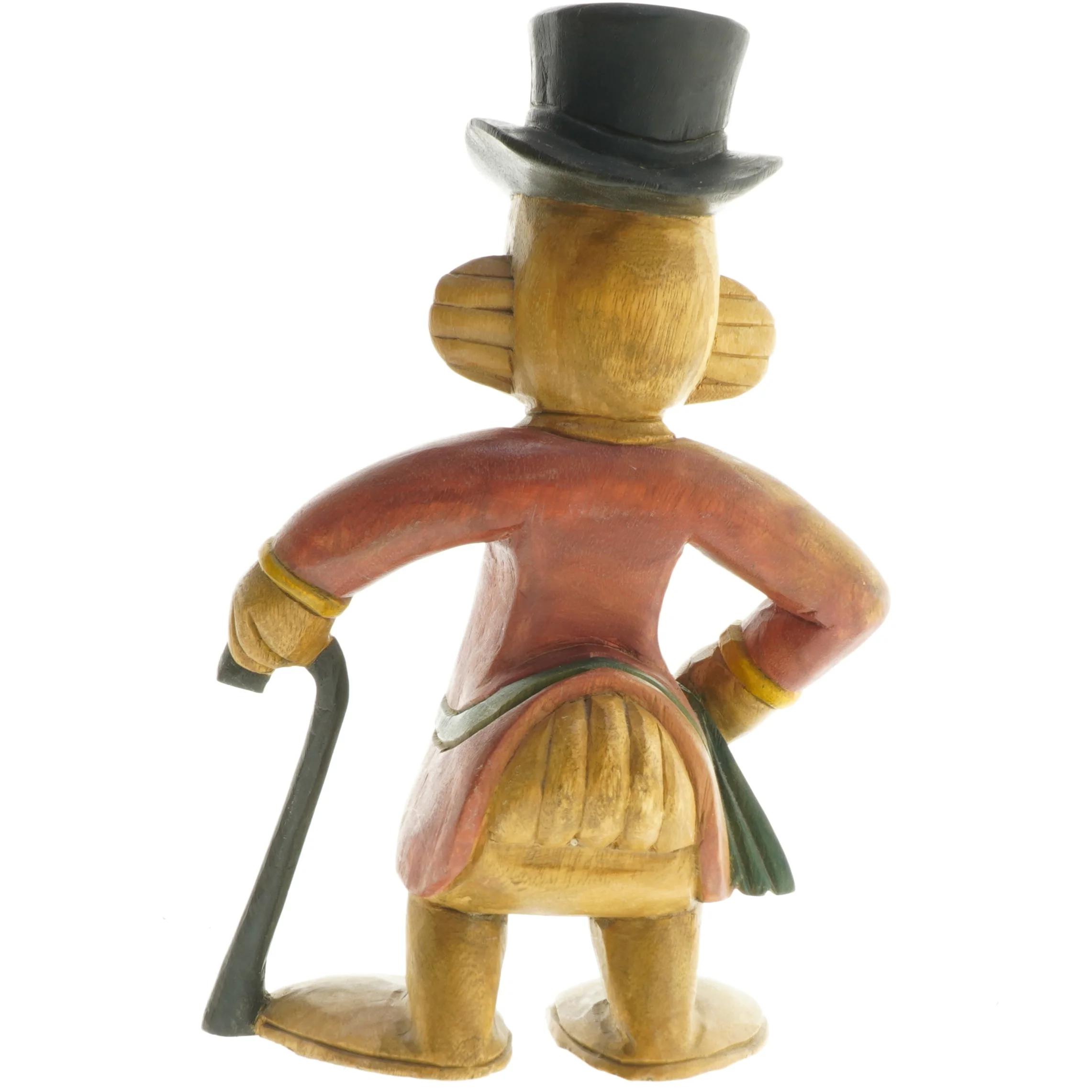 Træt statue af Joakim von And (str. 32x19 cm)