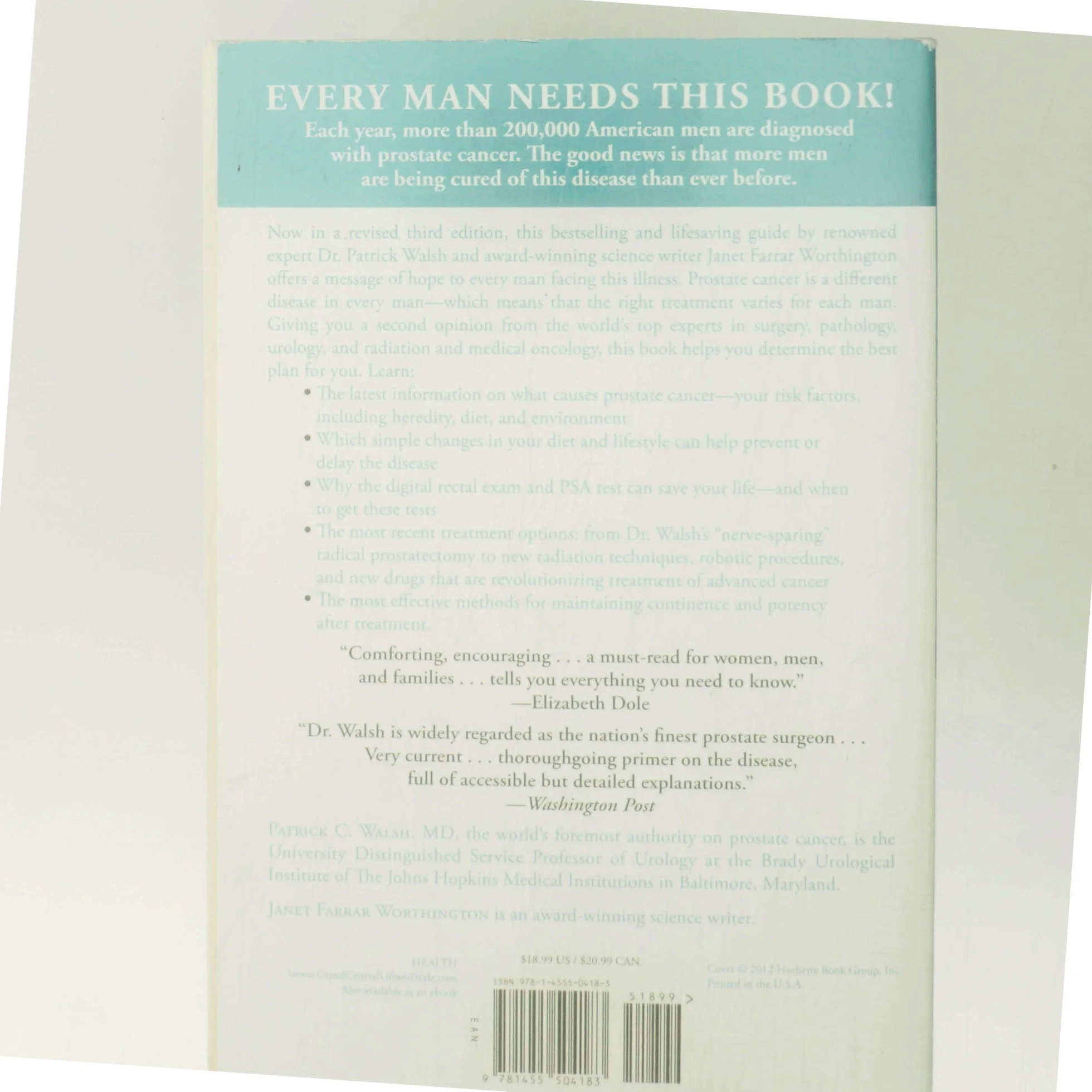 Dr. Patrick Walsh's Guide to Surviving Prostate Cancer (Bog)