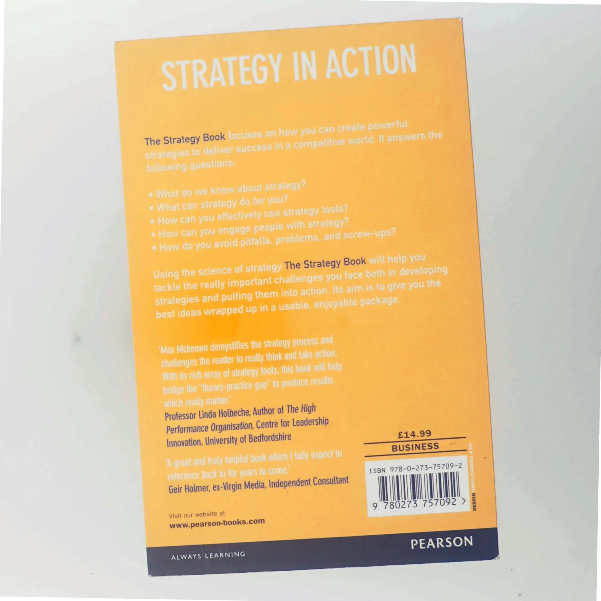 The strategy book af Max McKeown (Bog)