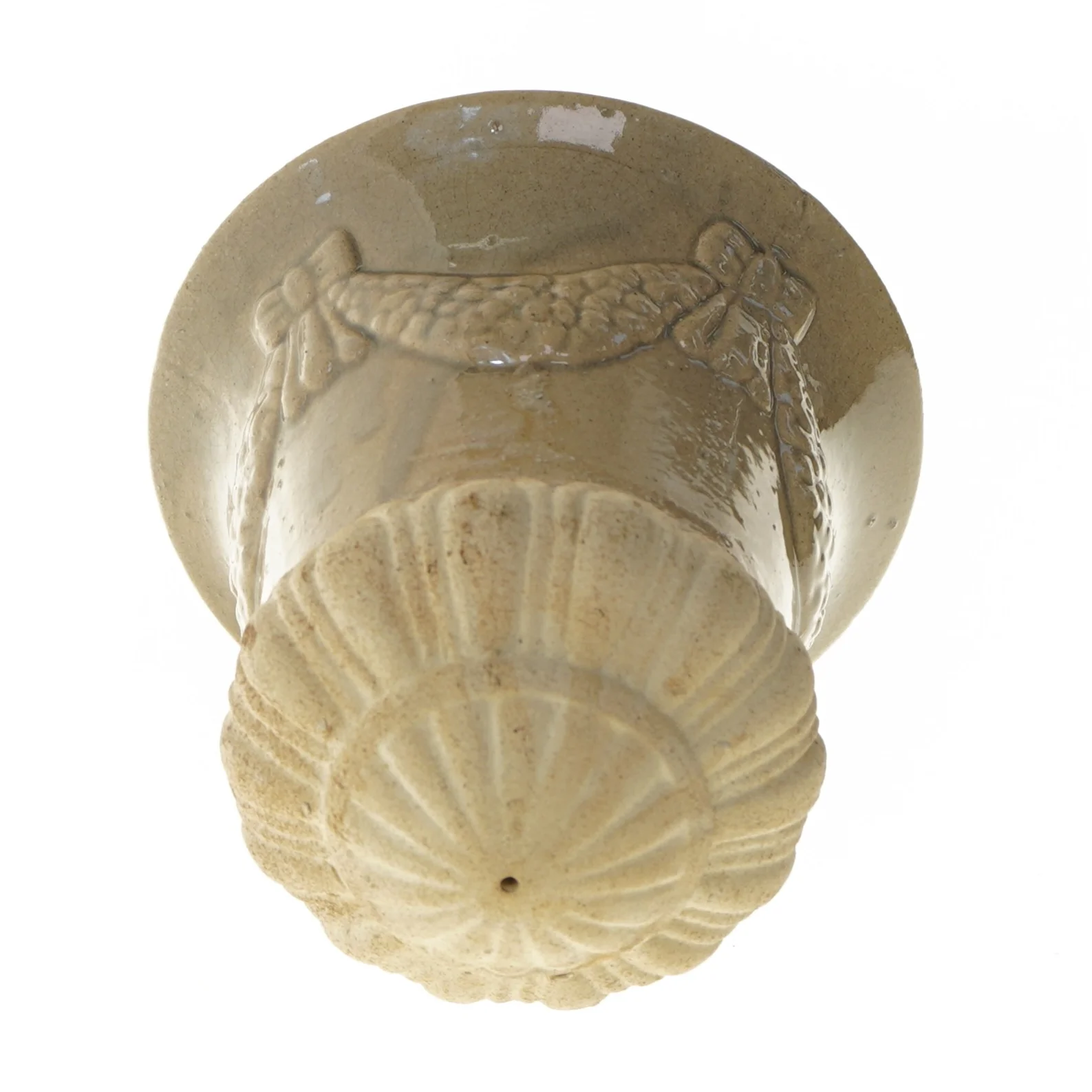 Keramisk hænge potte (str. Ø 14,5 cm længde 20 cm)