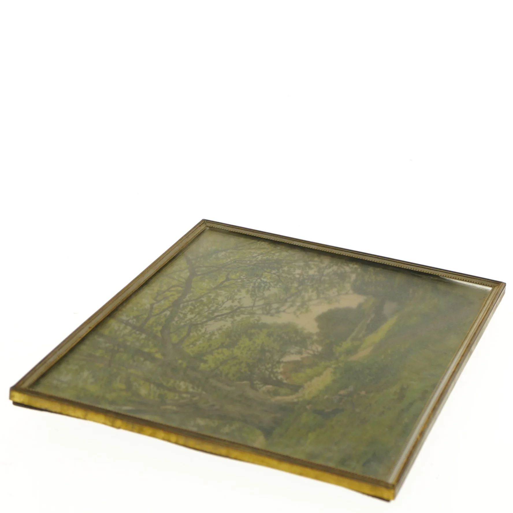 Maleri med landskabsmotiv (str. 24x18 cm)