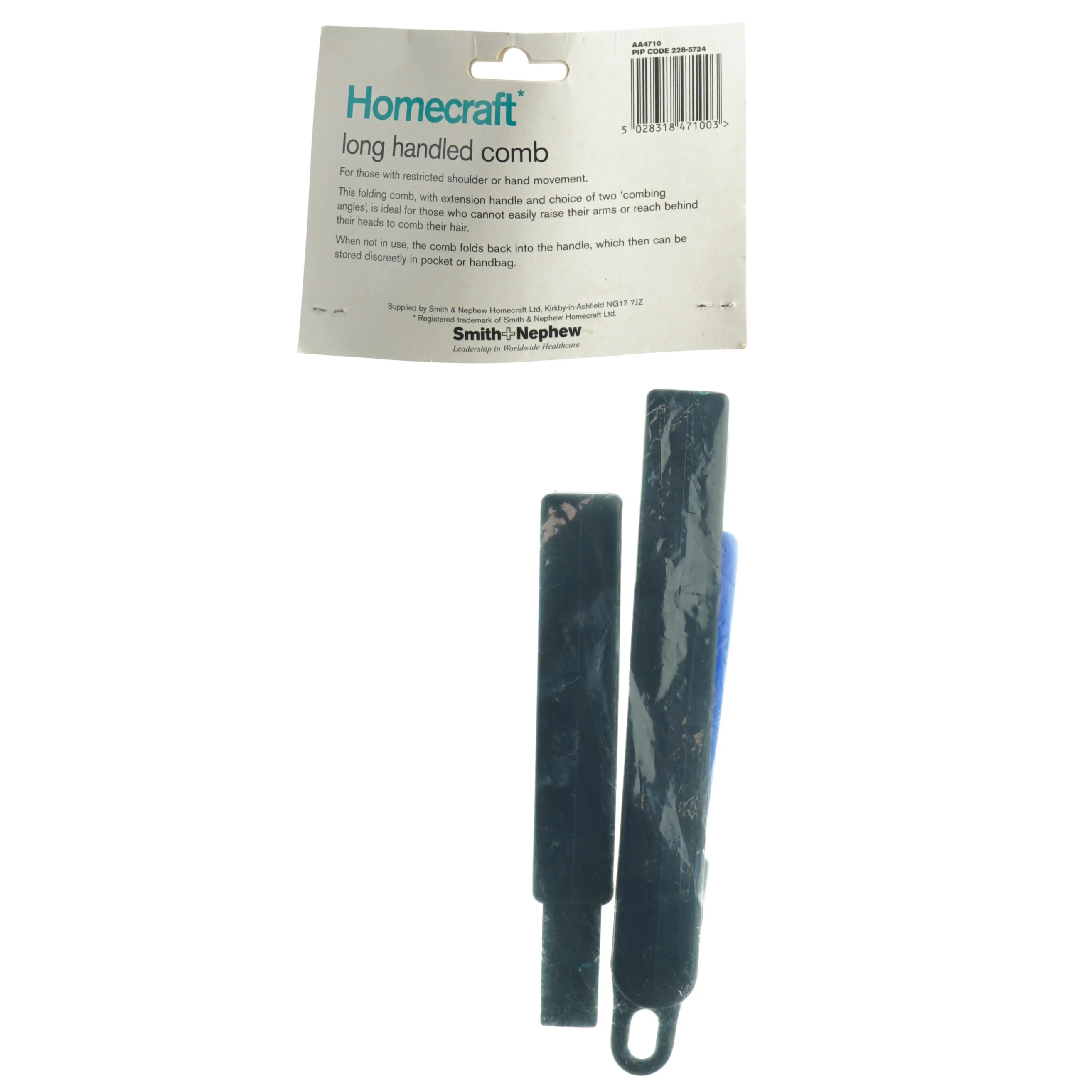 Hjælpemiddel Kam med langt håndtag