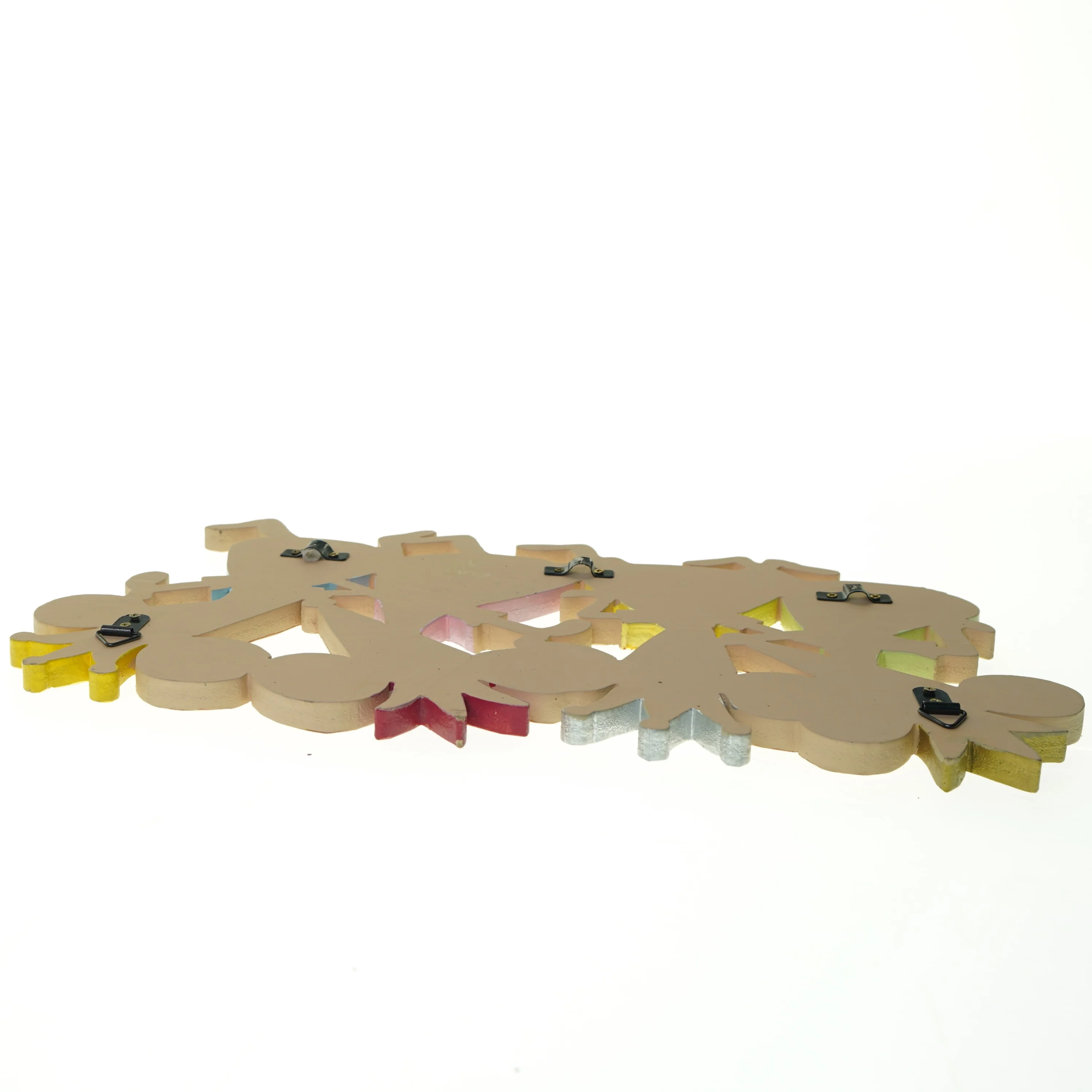 Dansende Mus med Kroner - Væg dekoration med Ophæng (str. 37 x 22 cm)