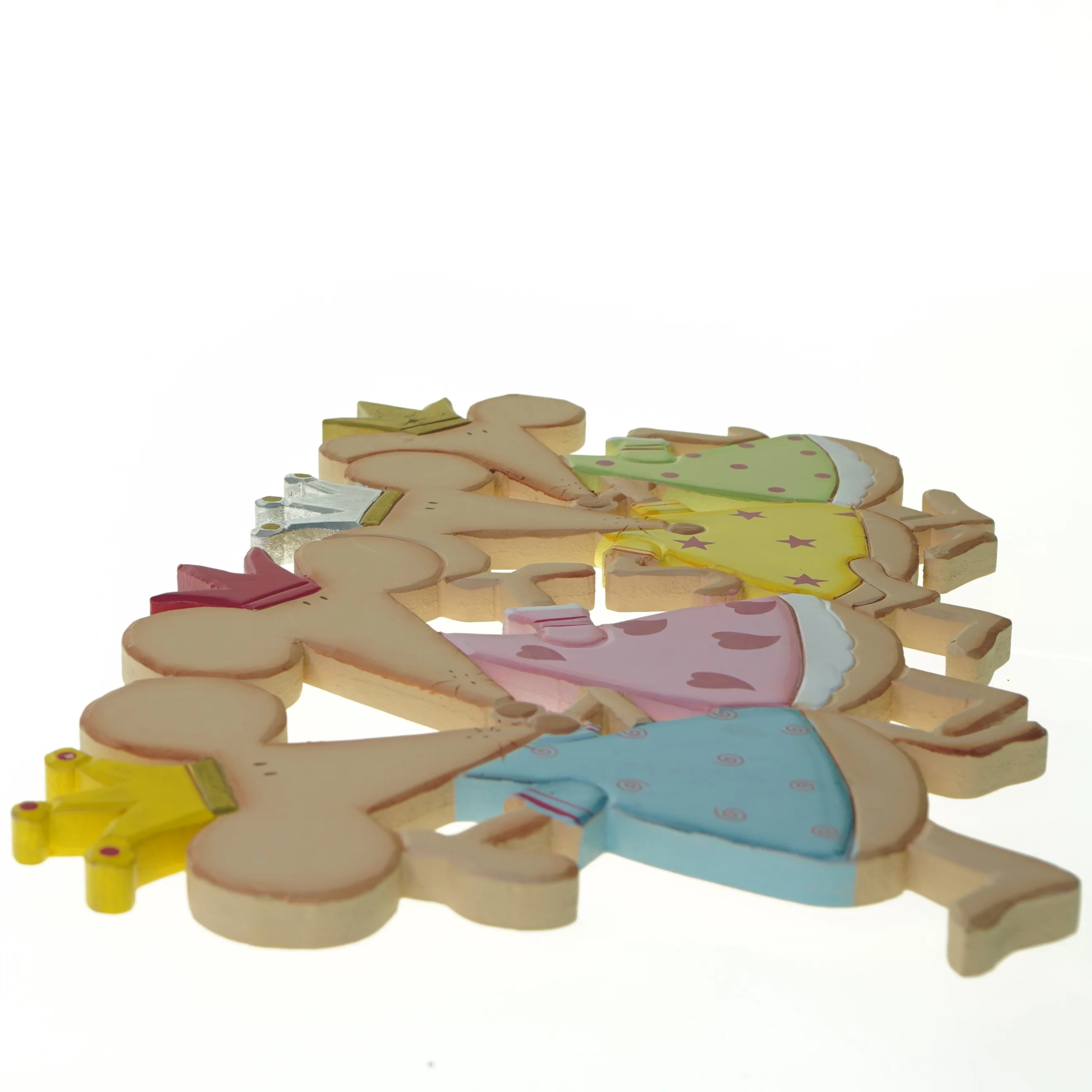 Dansende Mus med Kroner - Væg dekoration med Ophæng (str. 37 x 22 cm)