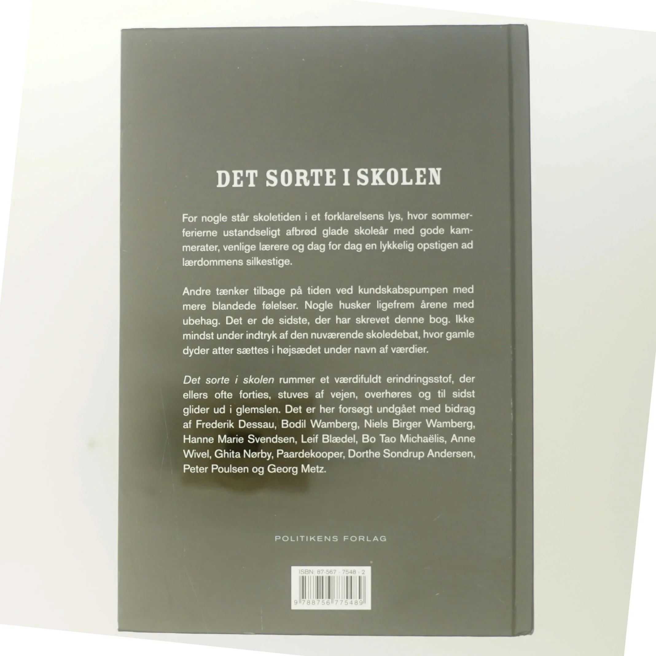 Det sorte i skolen af Georg Metz (Bog)