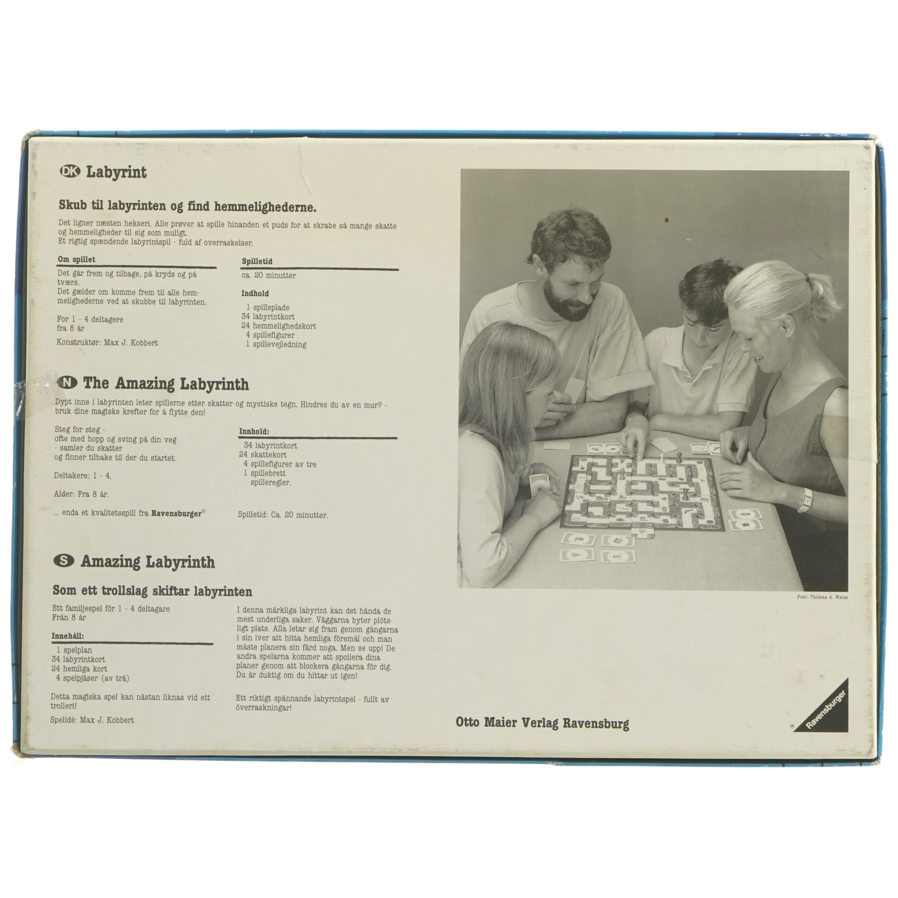 Labyrint brætspil fra Ravensburger (str. 38x27,5 cm)