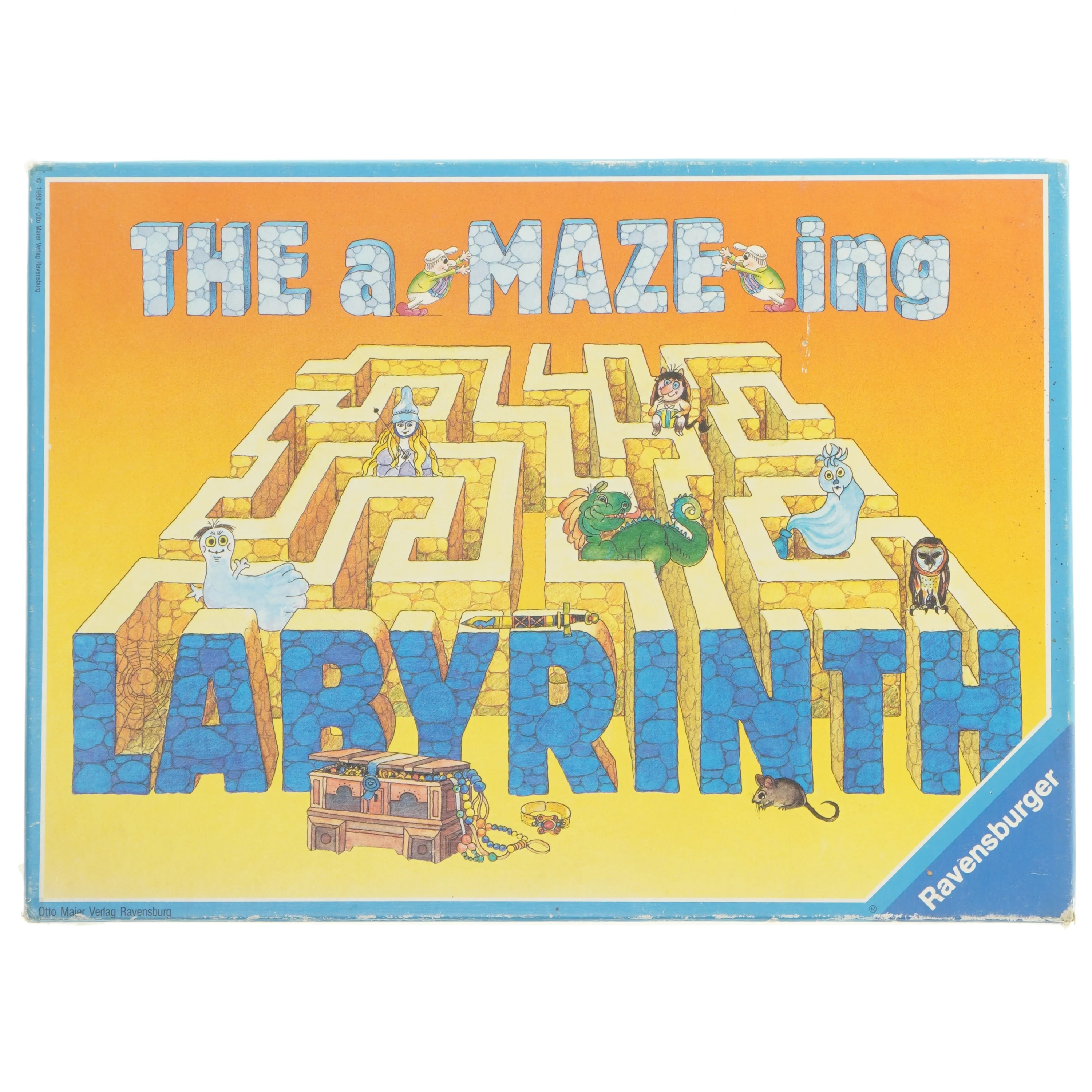 Labyrint br&aelig;tspil fra Ravensburger (str. 38x27,5 cm)