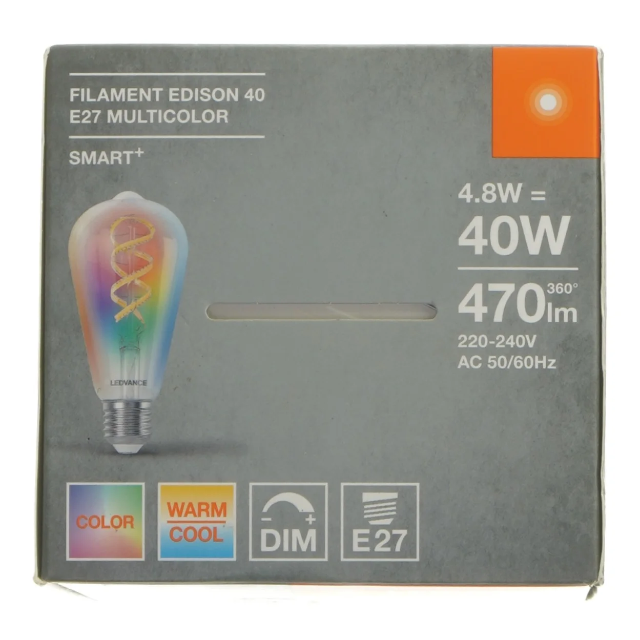 LEDVANCE Smart+ LED-pære E27 Multicolor fra Ledvance (str. ø 6,4, 14 cm)