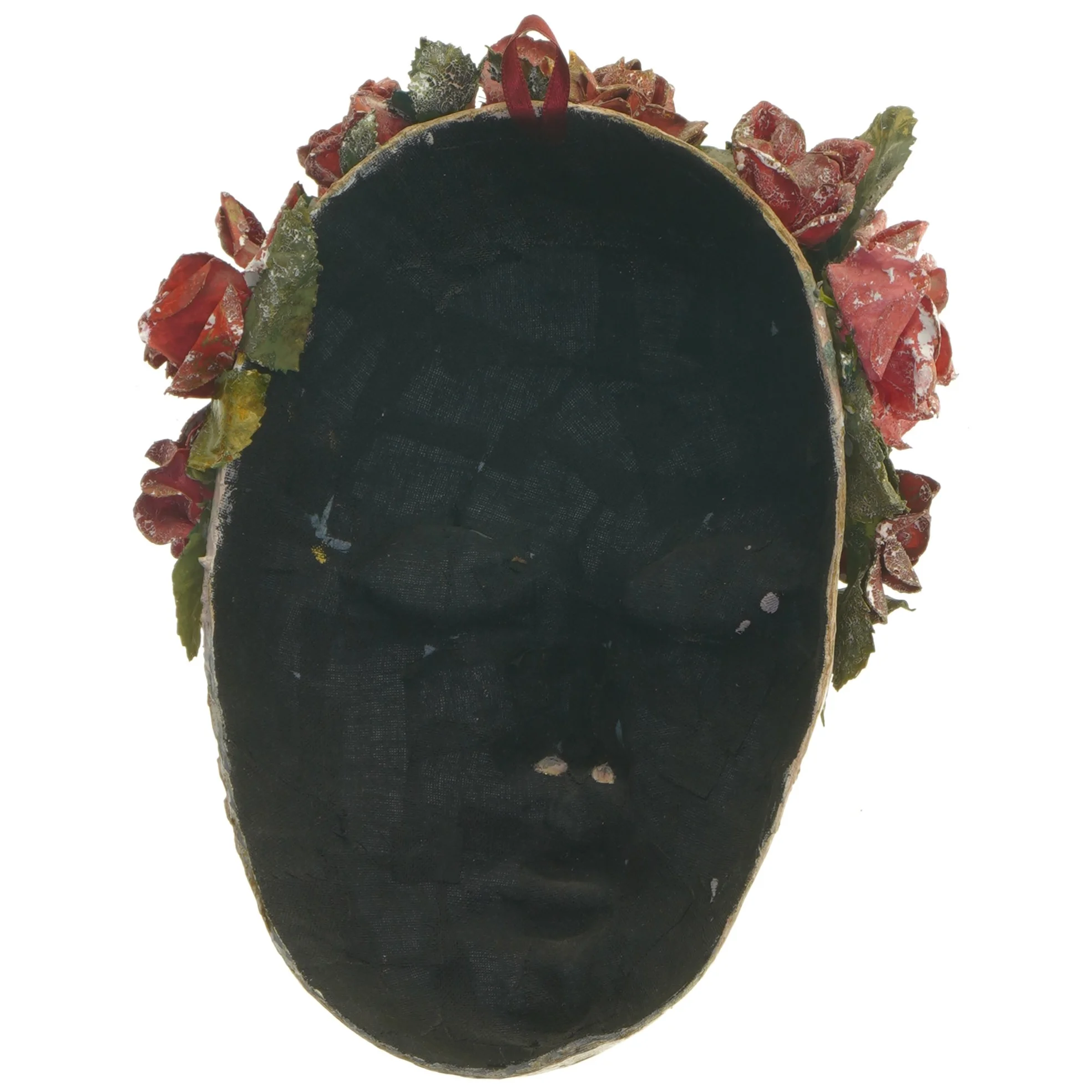 Vægdekoration Ansigt med roser (str. 21,5 cm)