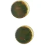 2 stk. Alabast Onyx Marmor Skåle Fyrfadslys holdere (str. 6 x 2 cm)