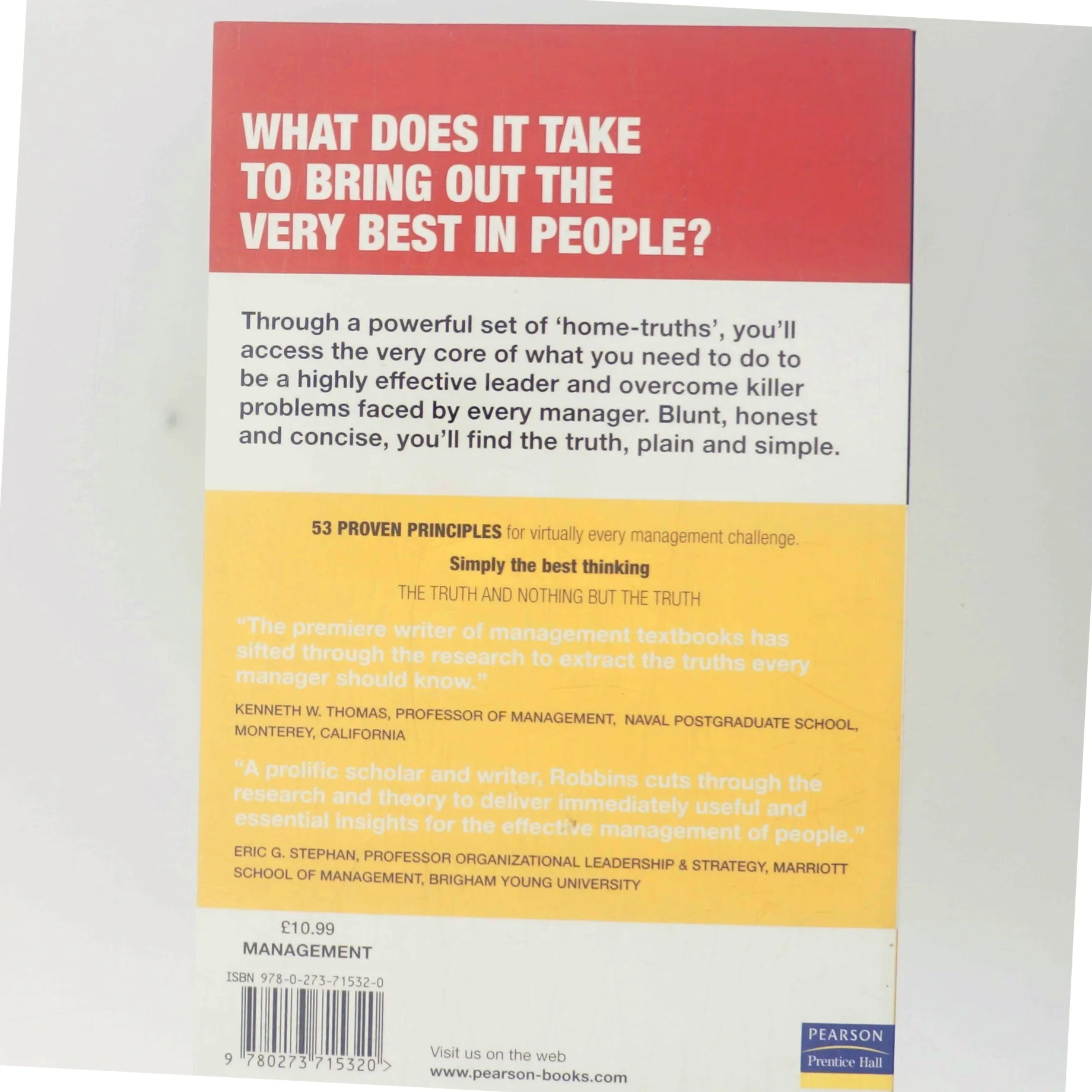 The Truth about Managing People af Stephen P. Robbins (Bog)