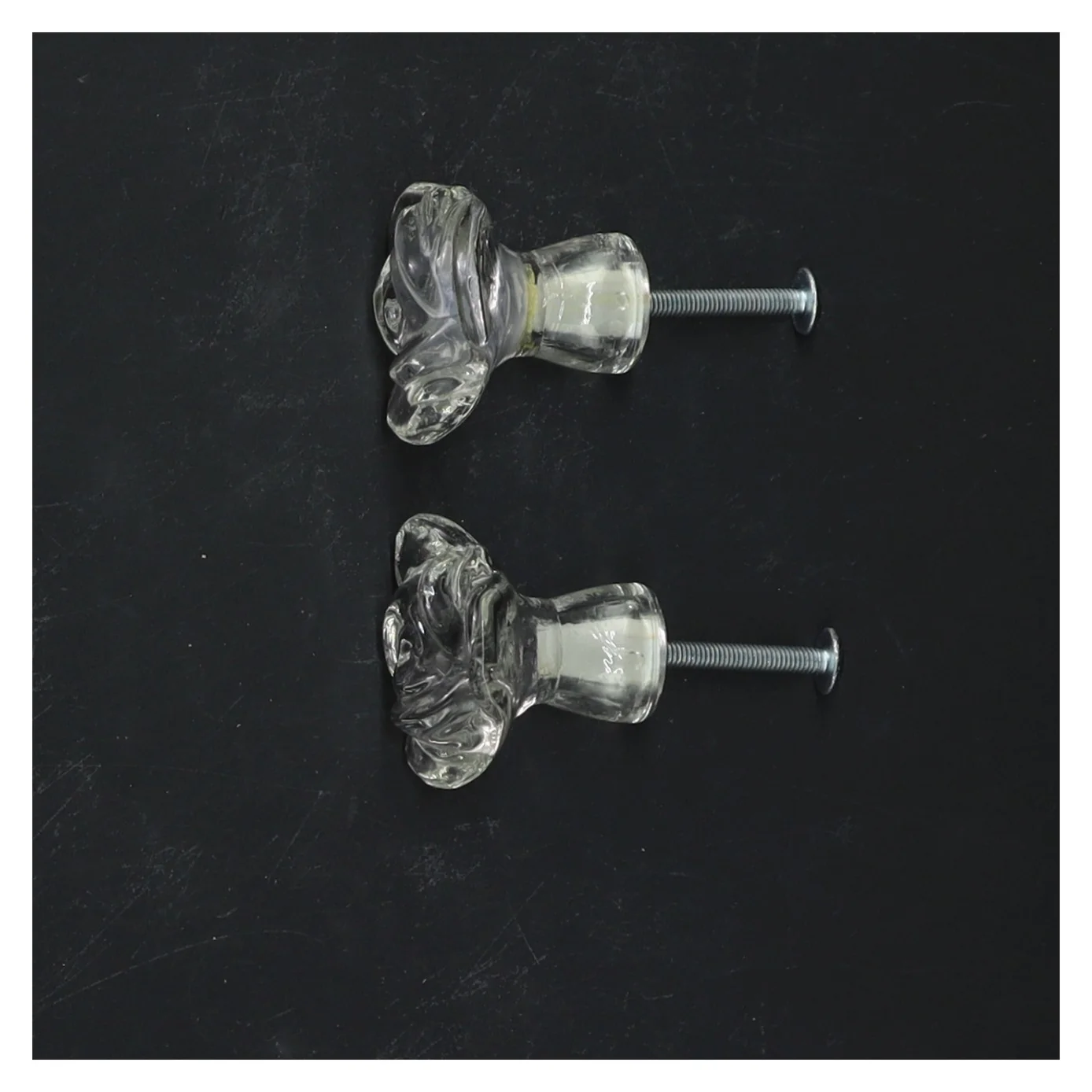 Glasknopper til møbel (str. 3,5 cm)