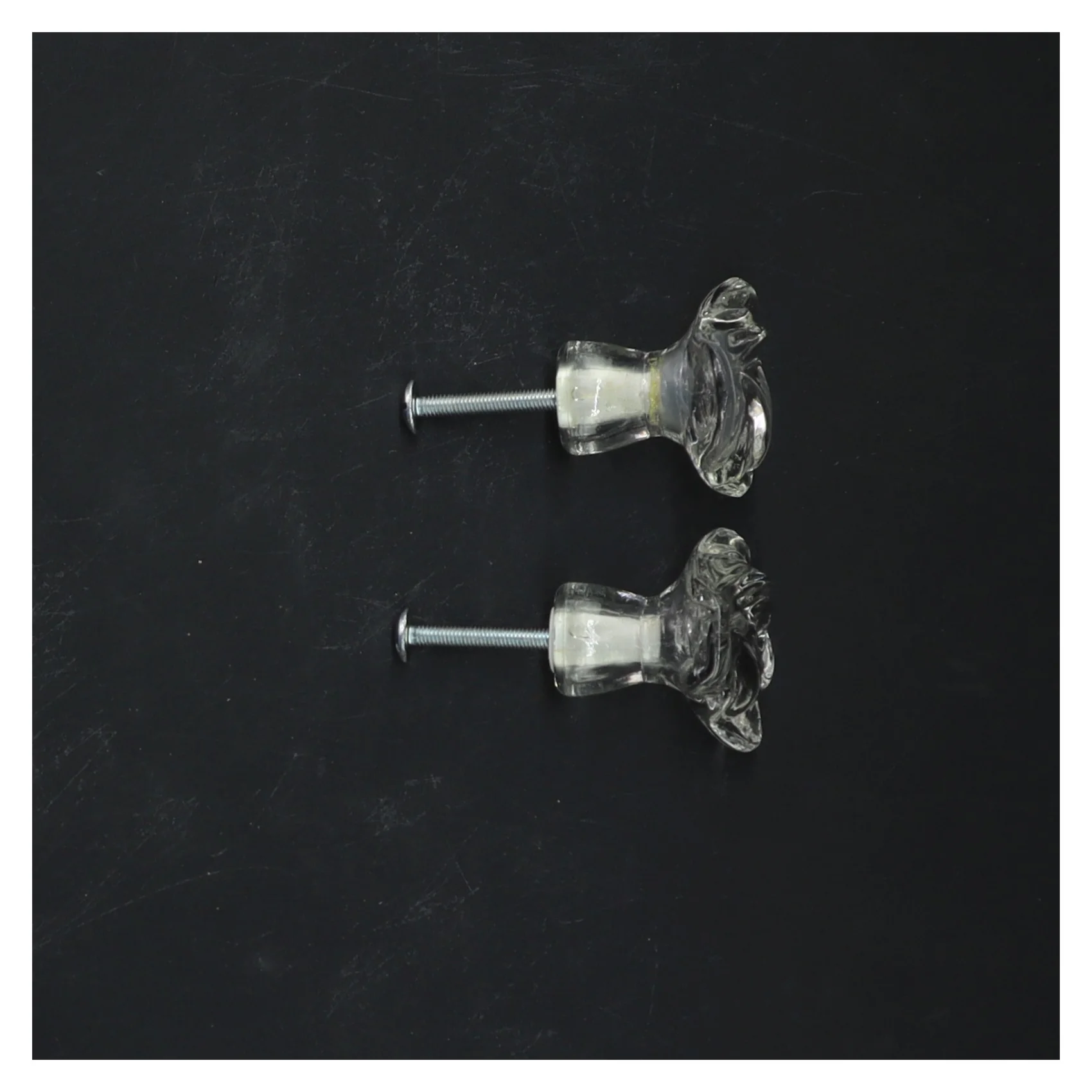 Glasknopper til møbel (str. 3,5 cm)