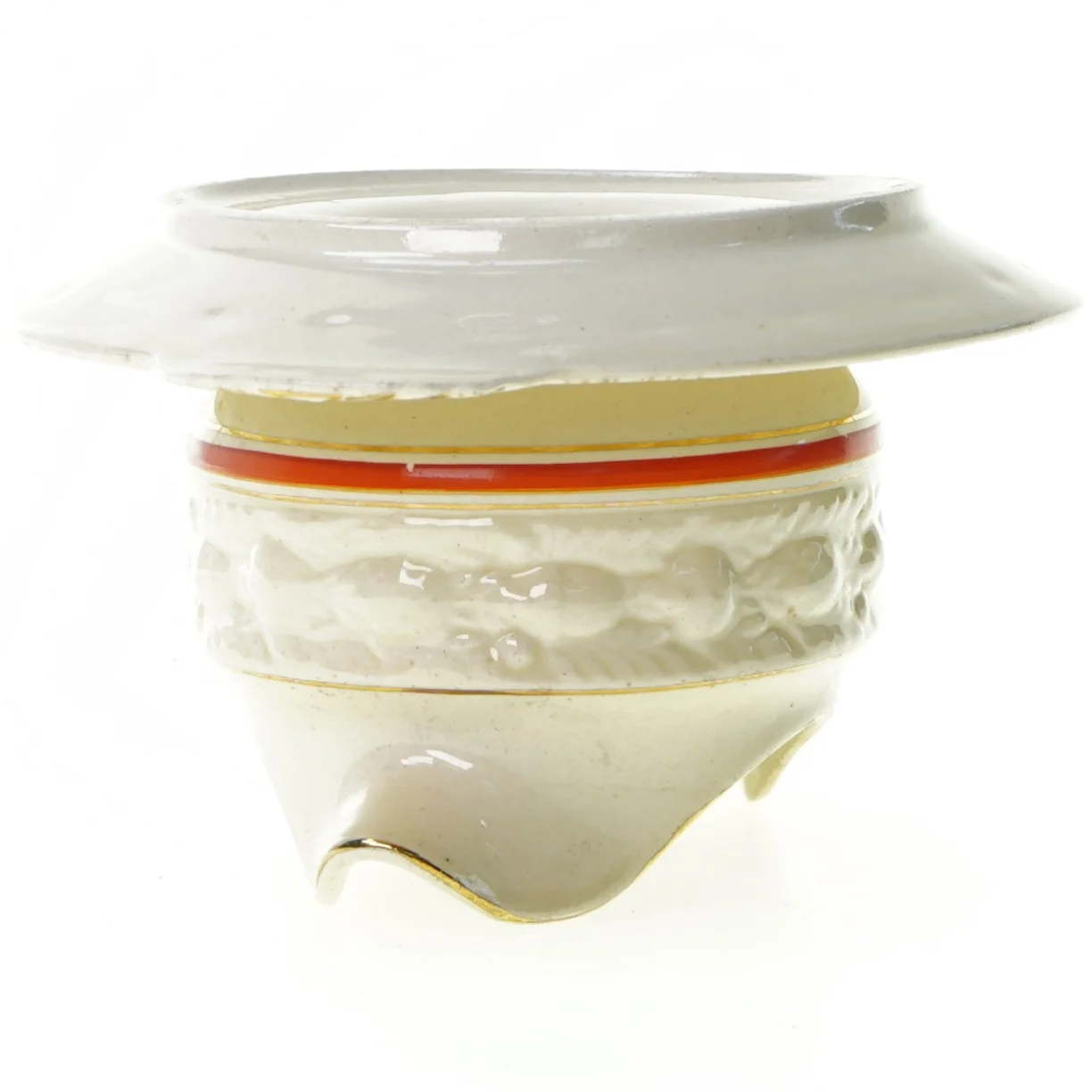 Sovseskål fra Titian ware (str. 17 x 8 cm)