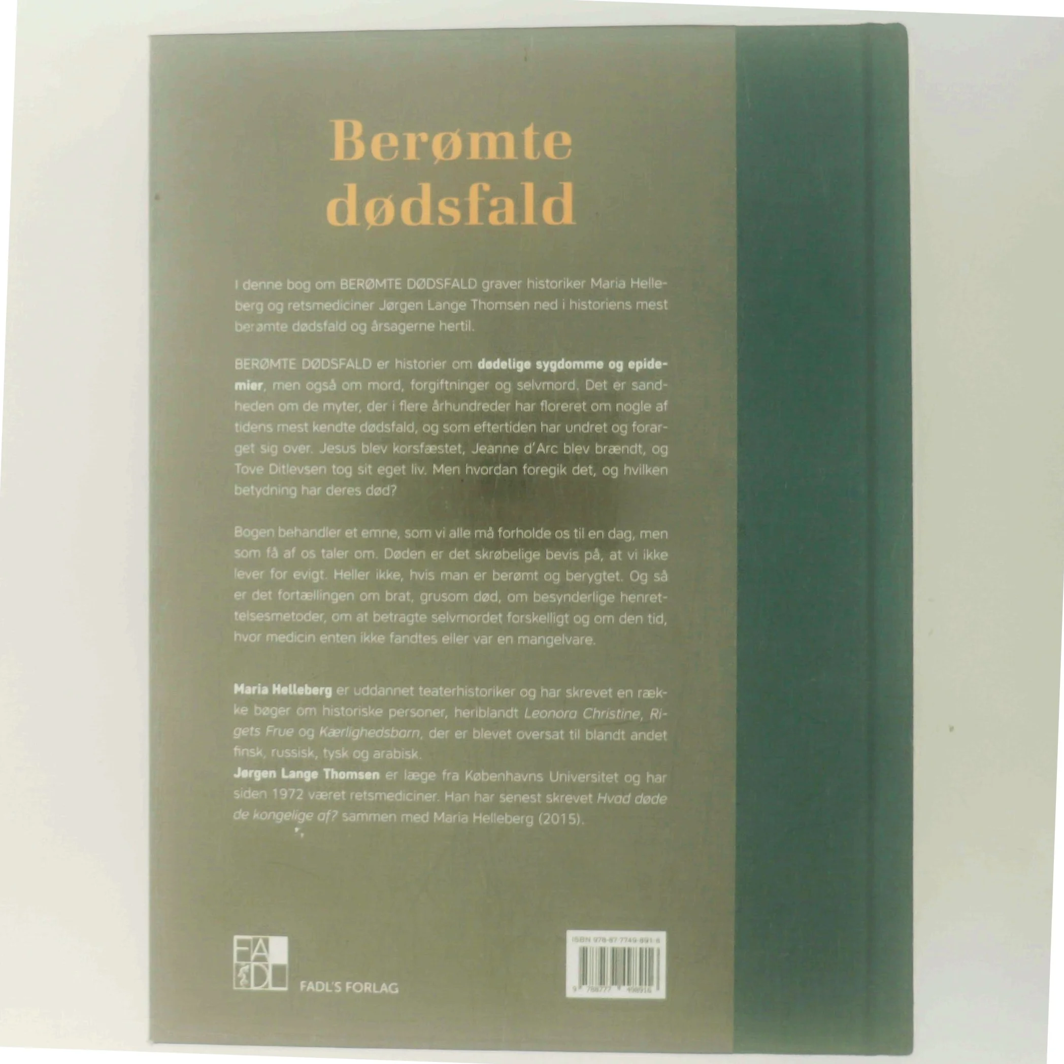 Berømte dødsfald : fra Cæsar til Blixen af Maria Helleberg (Bog)