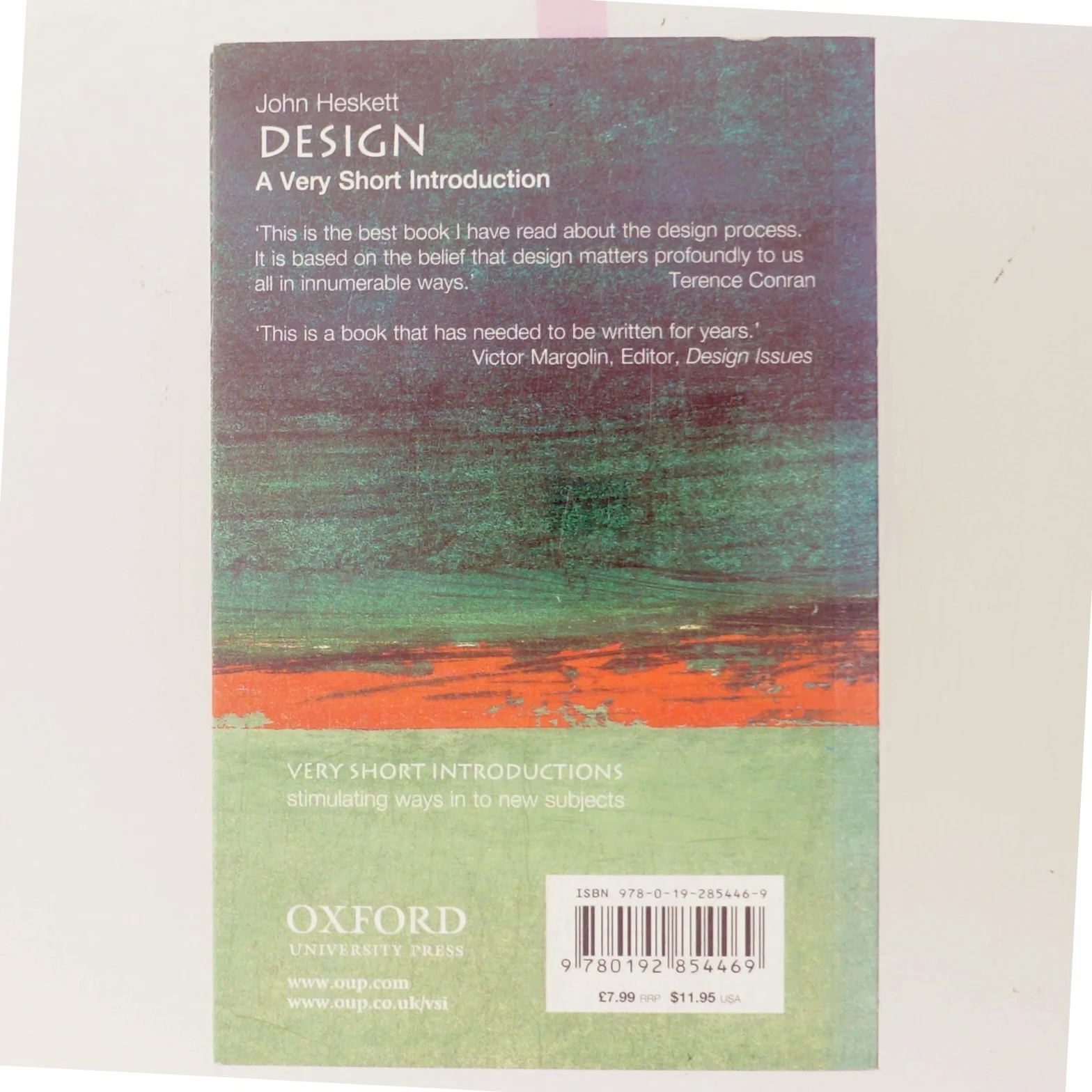 Design : A Very Short Introduction af John Heskett (Bog)