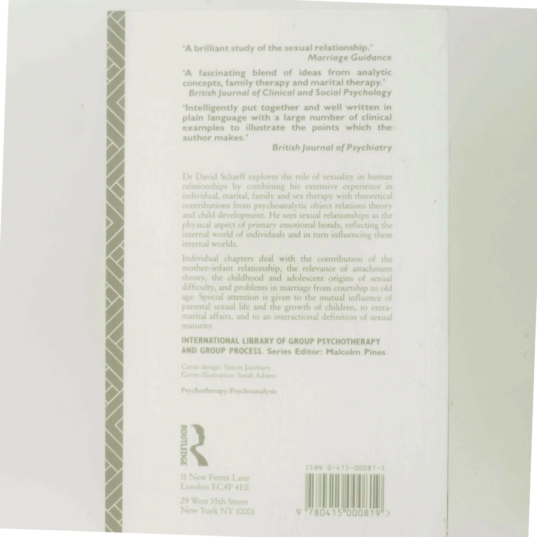 The sexual relationship : an object relations view of sex and the family af David E. Scharff (1941-) (Bog)