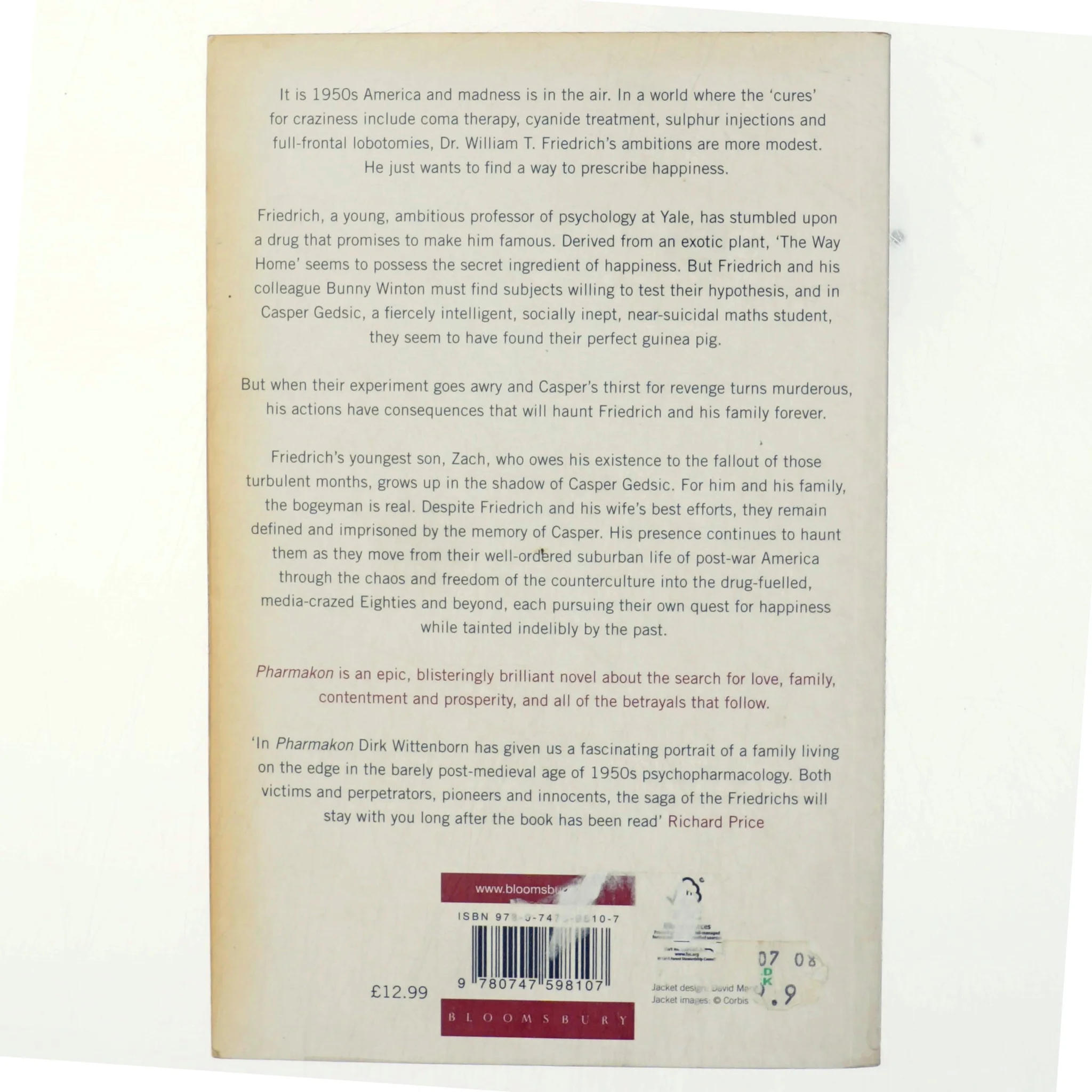 Pharmakon af Dirk Wittenborn (Bog)