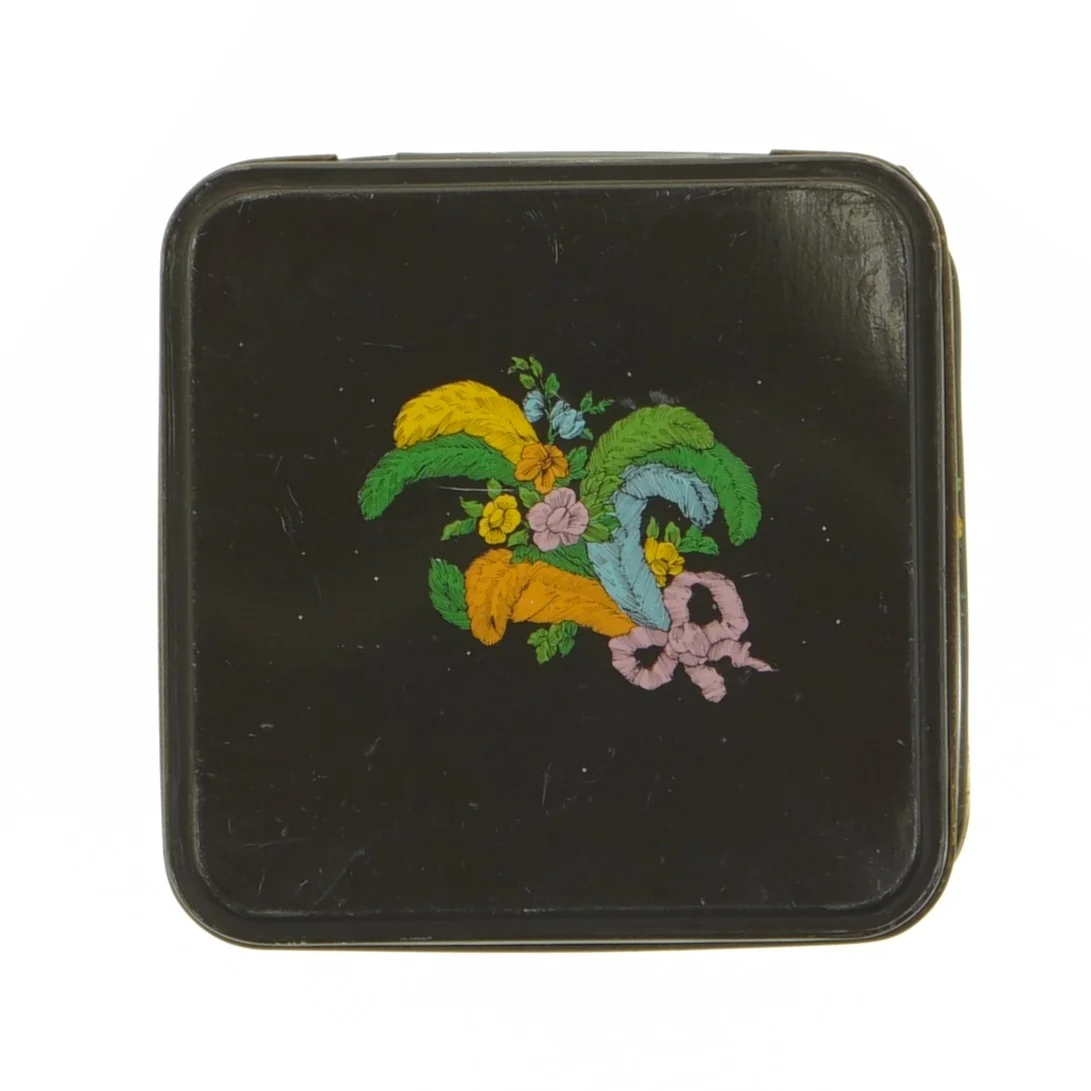 Cloetta Art Deco metal dåse (str. 15 x 10 x 10 cm)