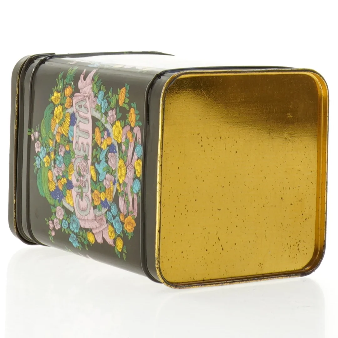 Cloetta Art Deco metal dåse (str. 15 x 10 x 10 cm)