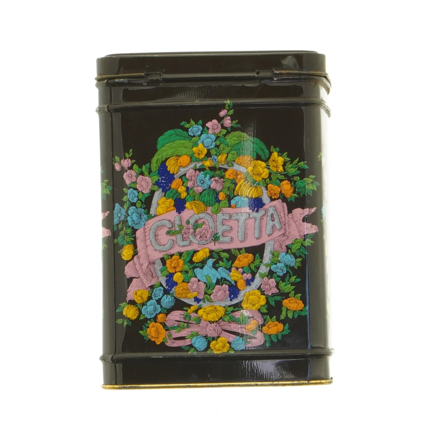 Cloetta Art Deco metal dåse (str. 15 x 10 x 10 cm)