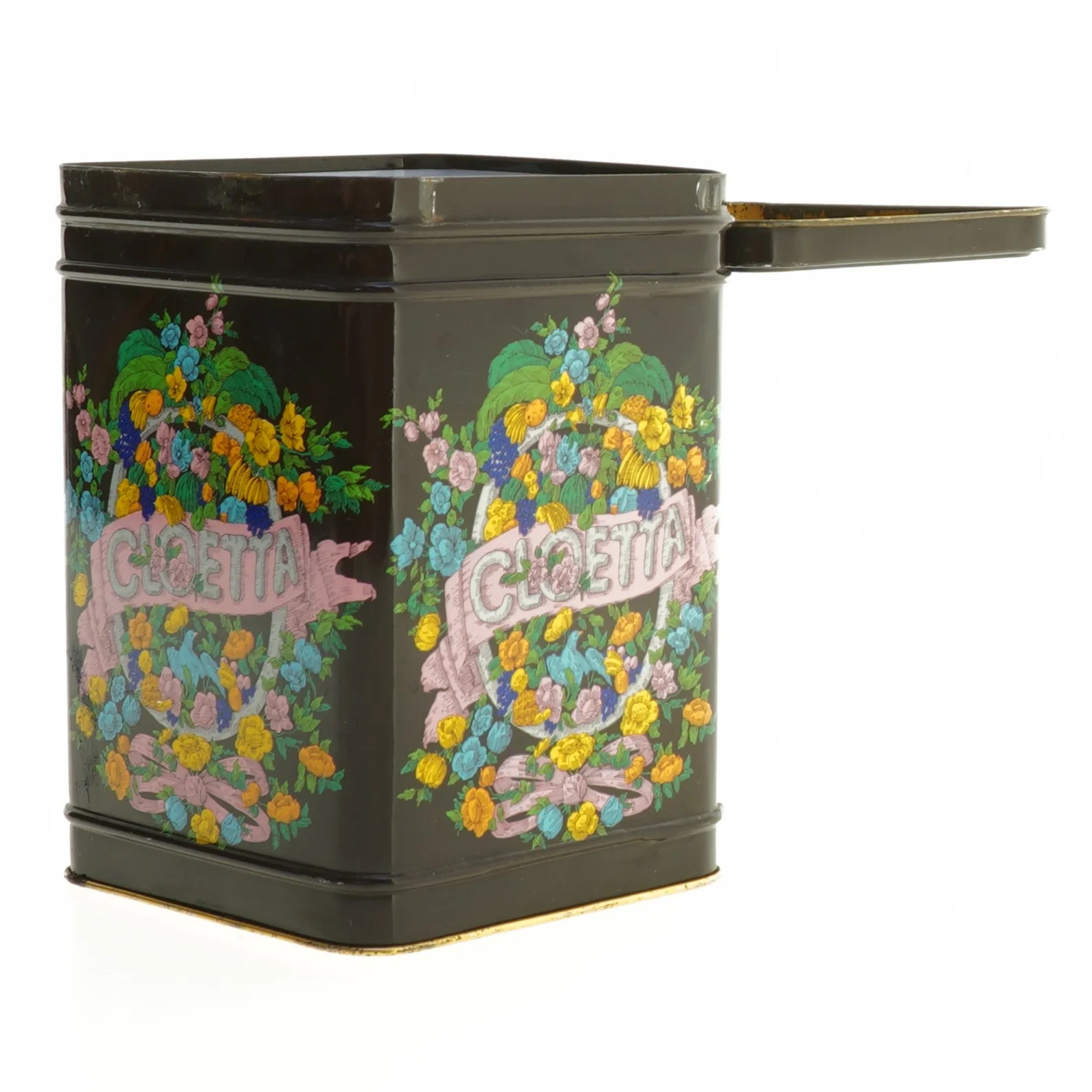 Cloetta Art Deco metal dåse (str. 15 x 10 x 10 cm)