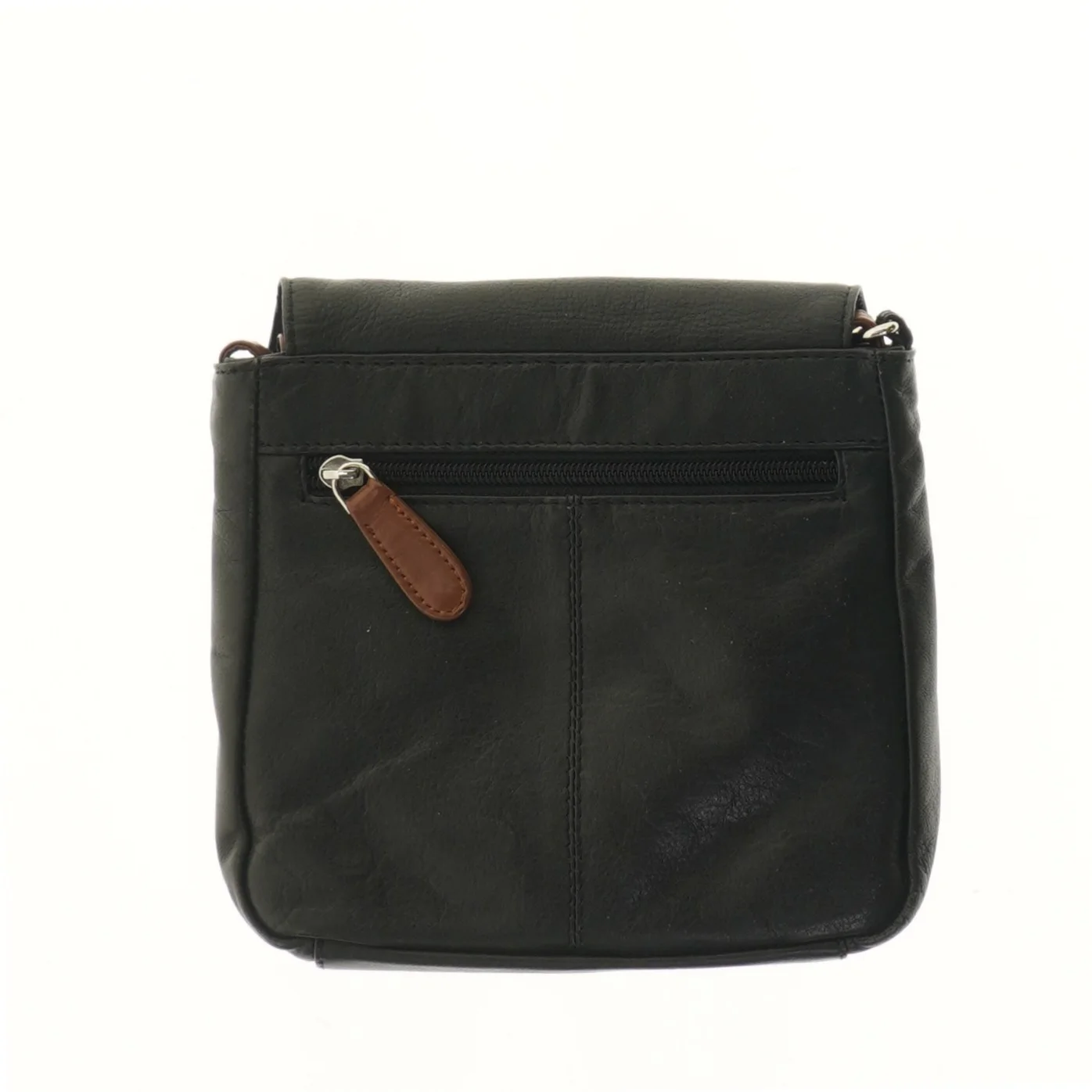 Lille læder skuldertaske fra Charlotte (str. 18x3x19 cm)