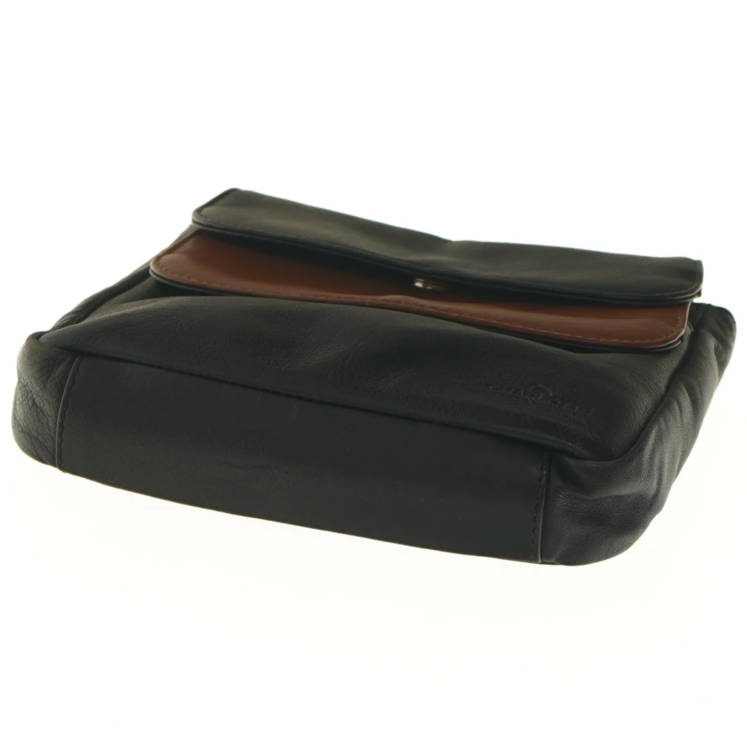 Lille læder skuldertaske fra Charlotte (str. 18x3x19 cm)