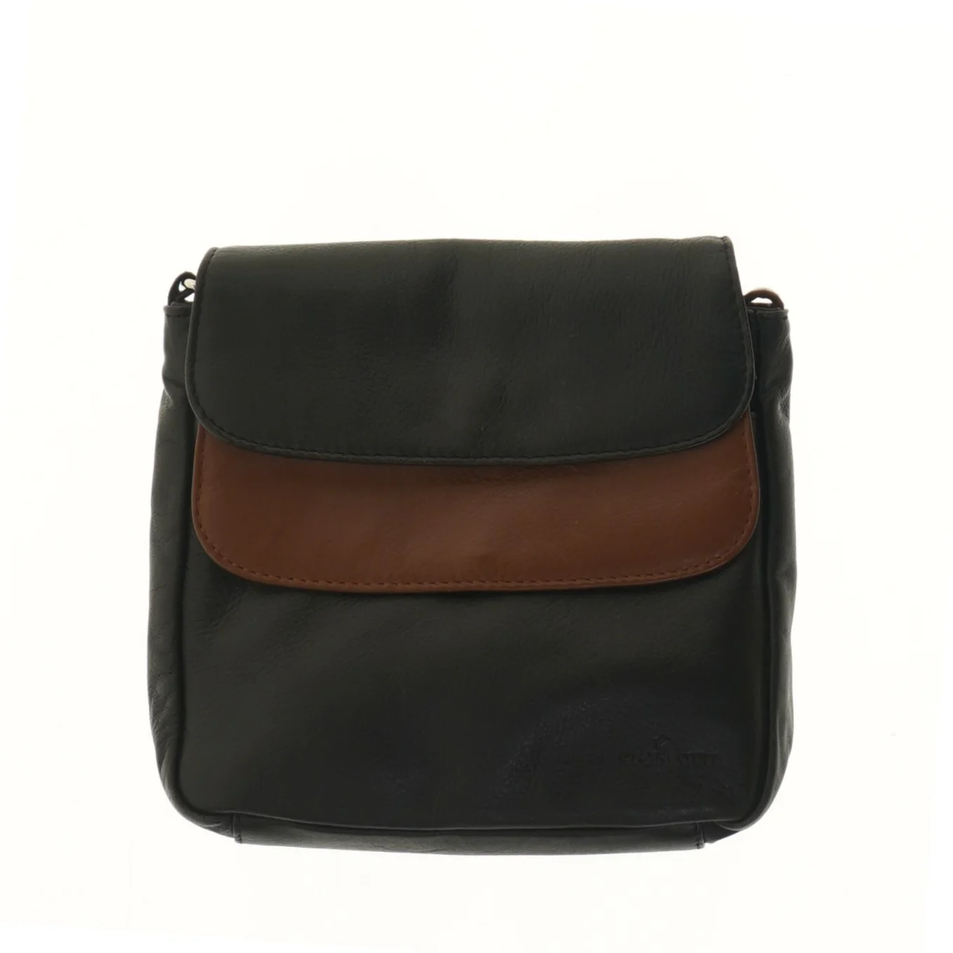 Lille læder skuldertaske fra Charlotte (str. 18x3x19 cm)