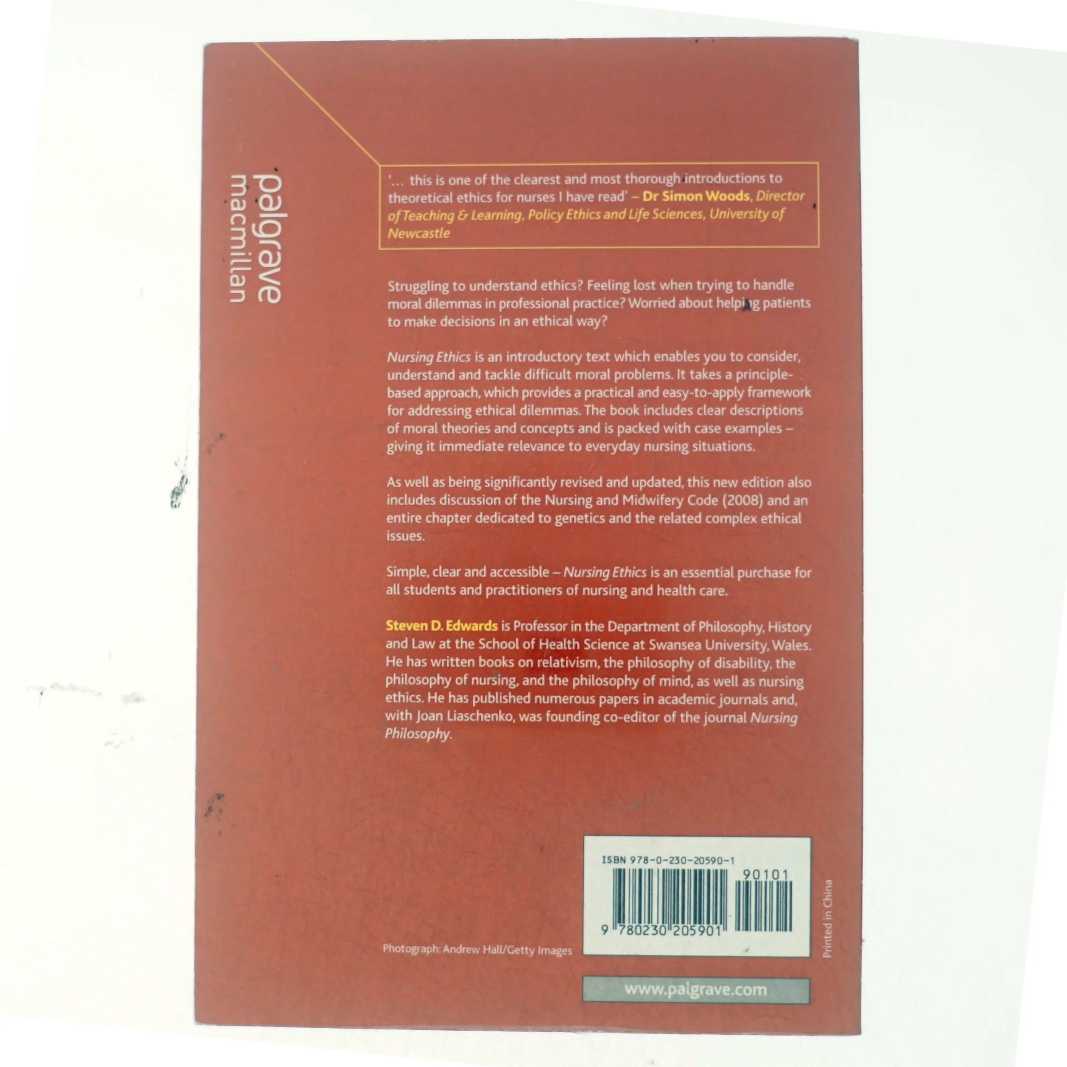 Nursing ethics : a principle-based approach af Steven D. Edwards (1957-) (Bog)