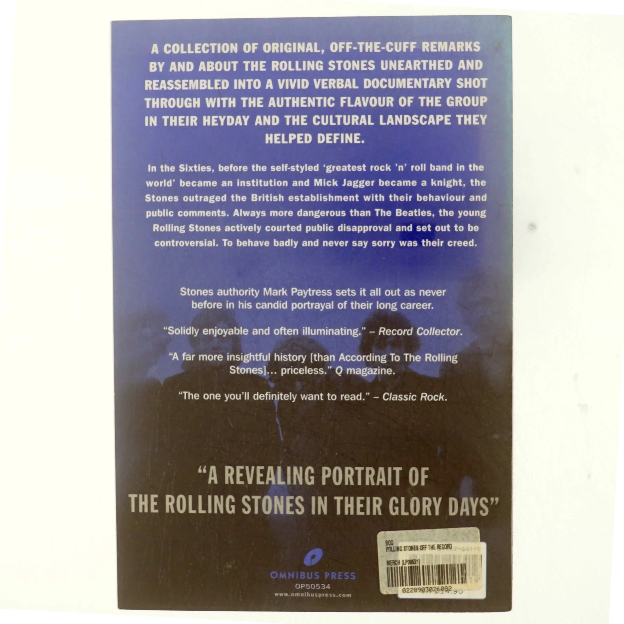 The Rolling Stones, off the record af Mark Paytress