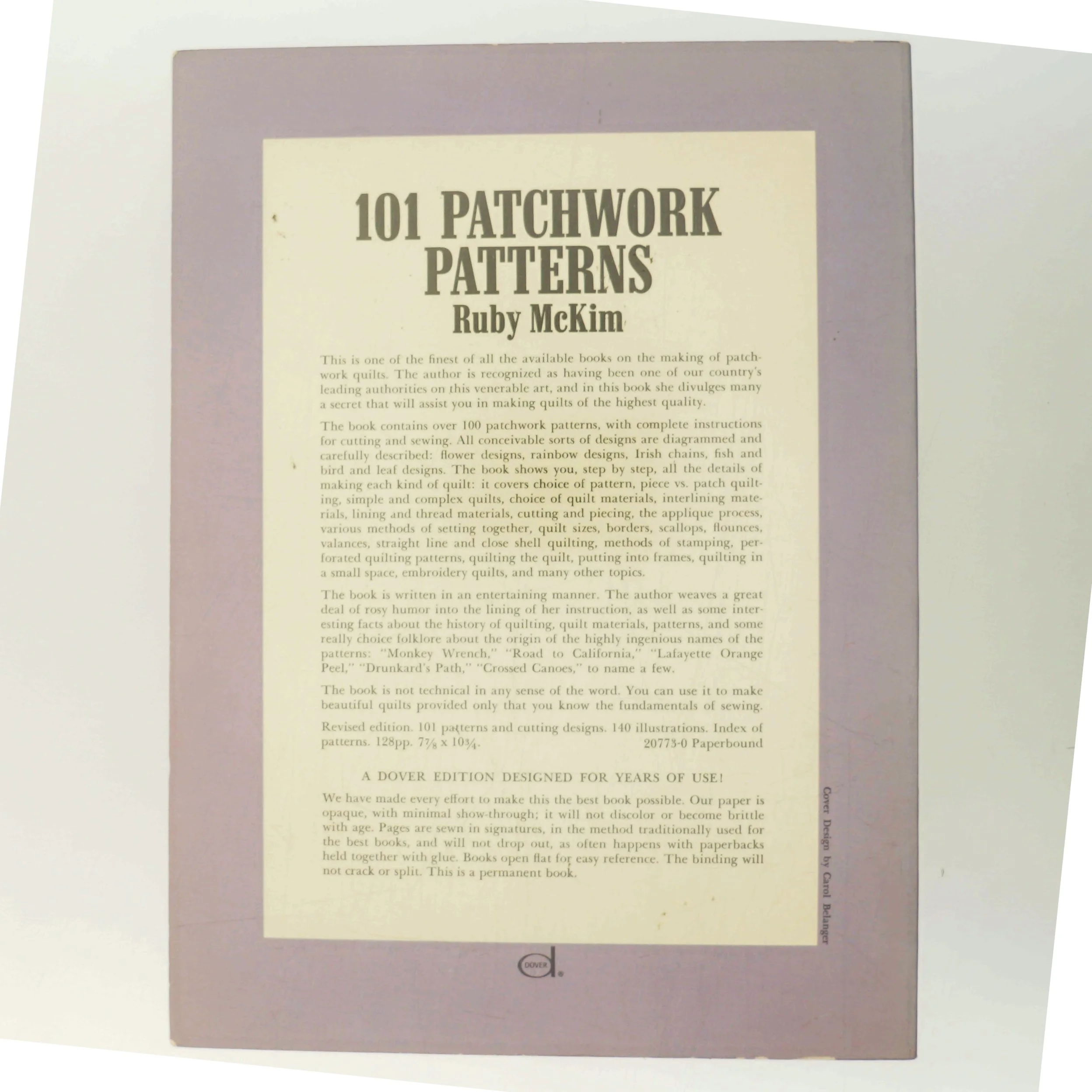 101 Patchwork Patterns af Ruby McKim (Bog)