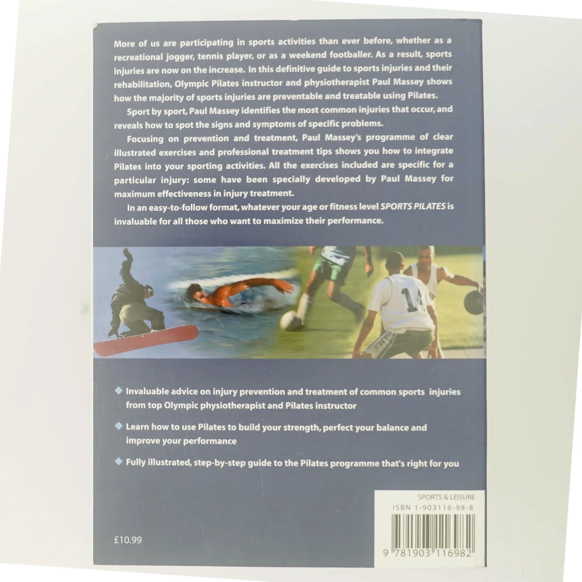 Sports Pilates af Paul Massey (Bog)