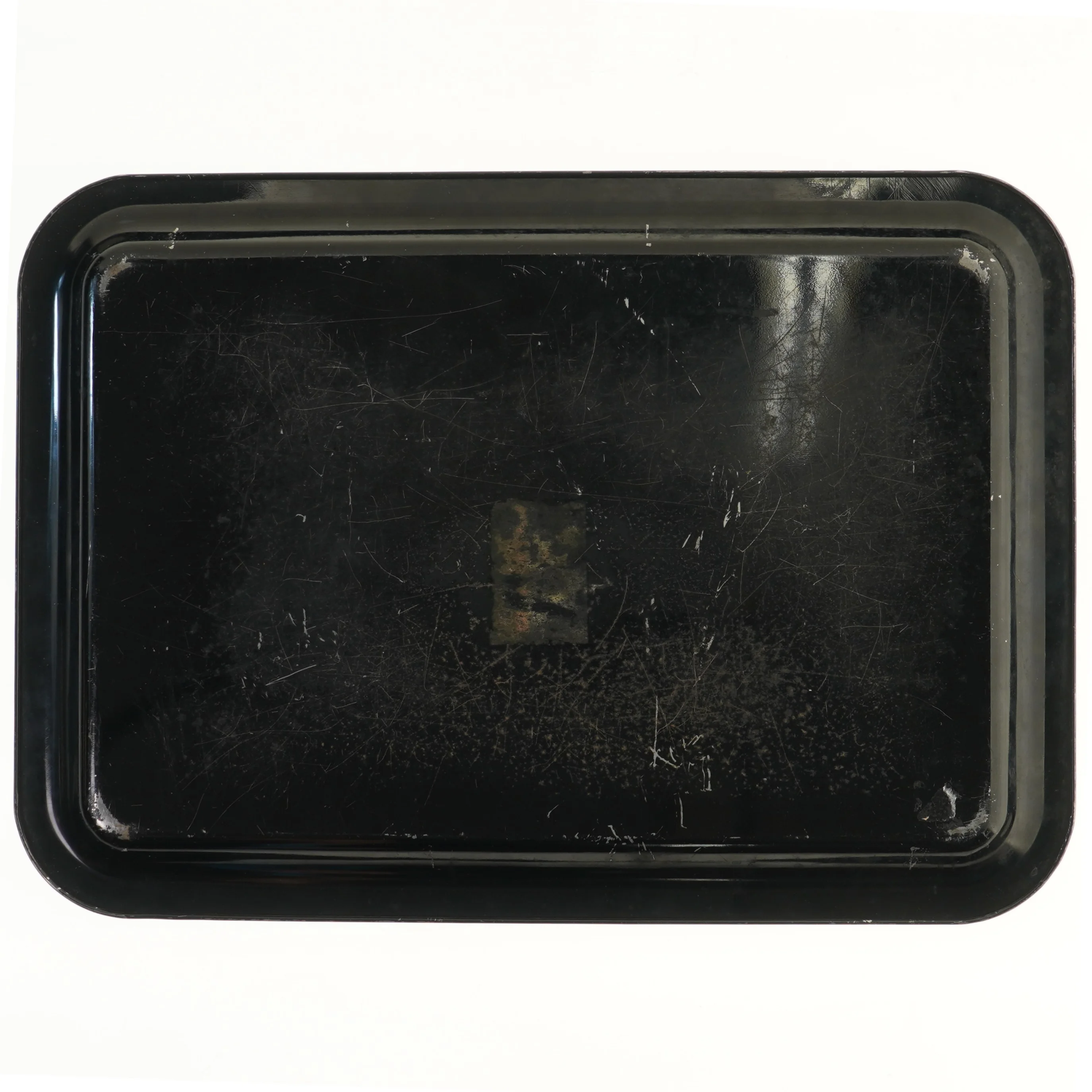 Fransk Dekorativ bakke med blomstermotiv (str. 56x40 cm)