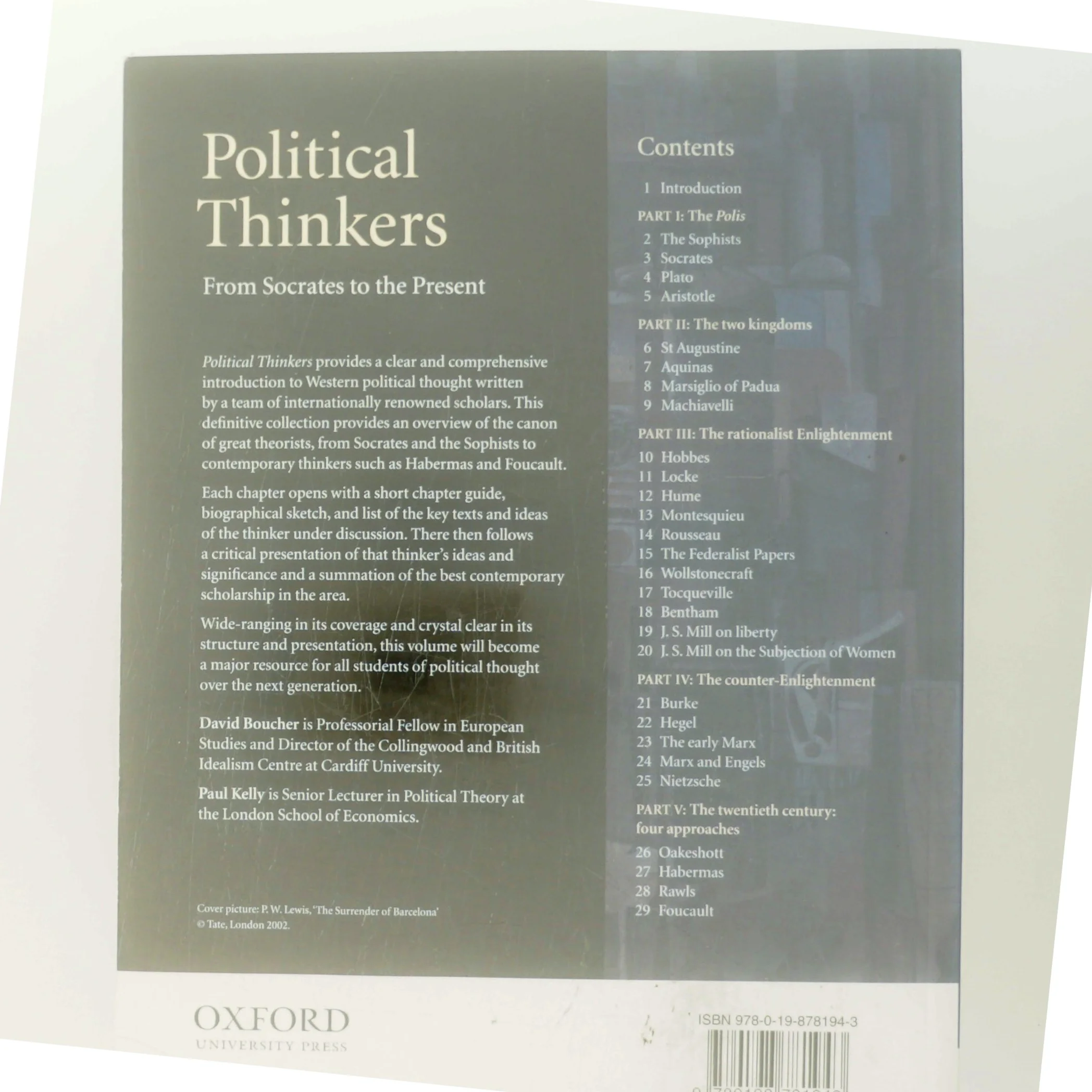 Political thinkers : from Socrates to the present (Bog)